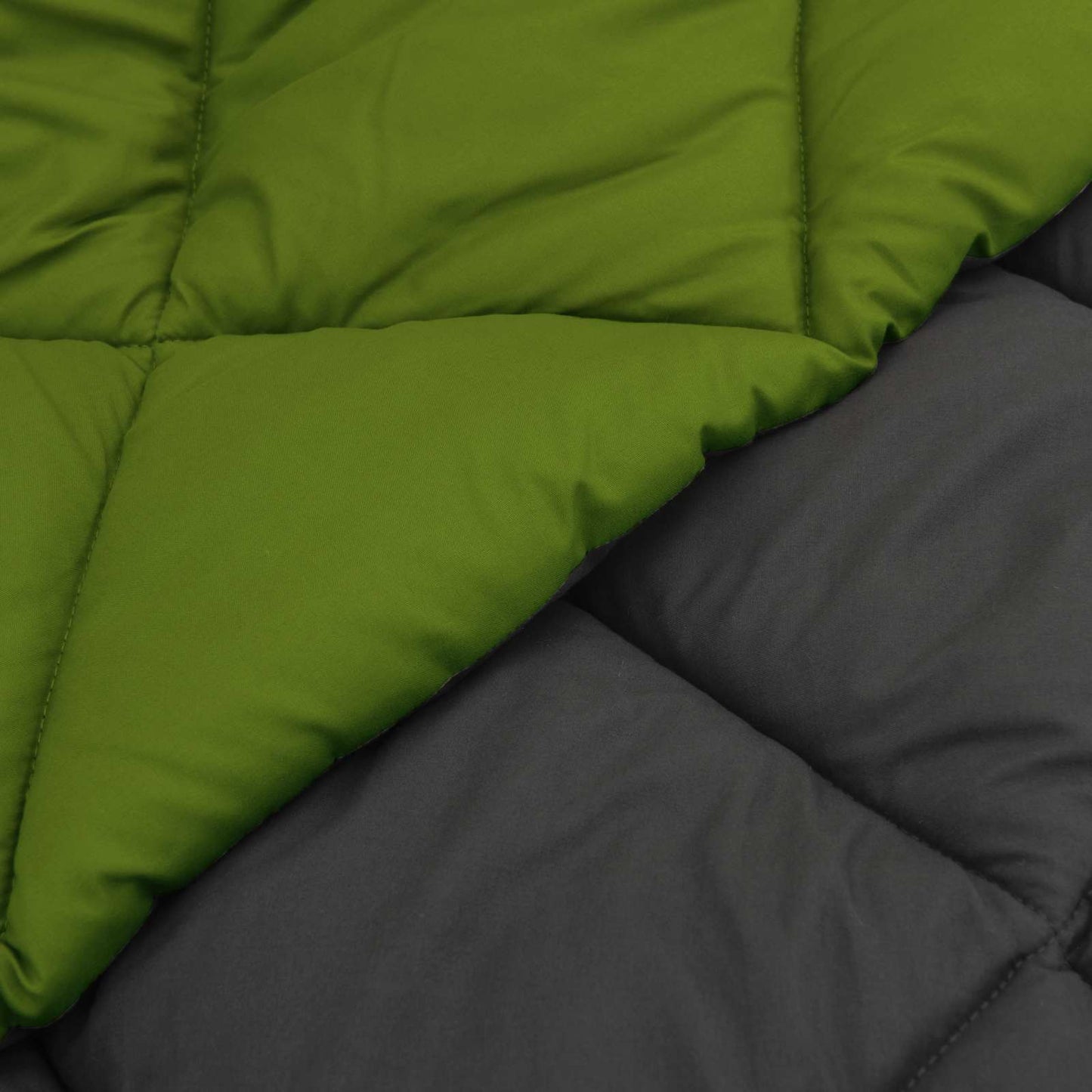 Summer Duvet 240 x 200 cm Summer 200 gsm Green and Anthracite