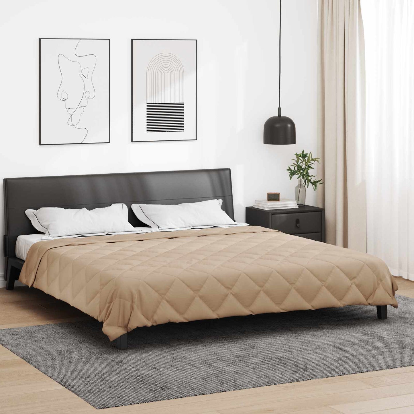 Summer Duvet 200 x 200 cm Summer 200 gsm Taupe