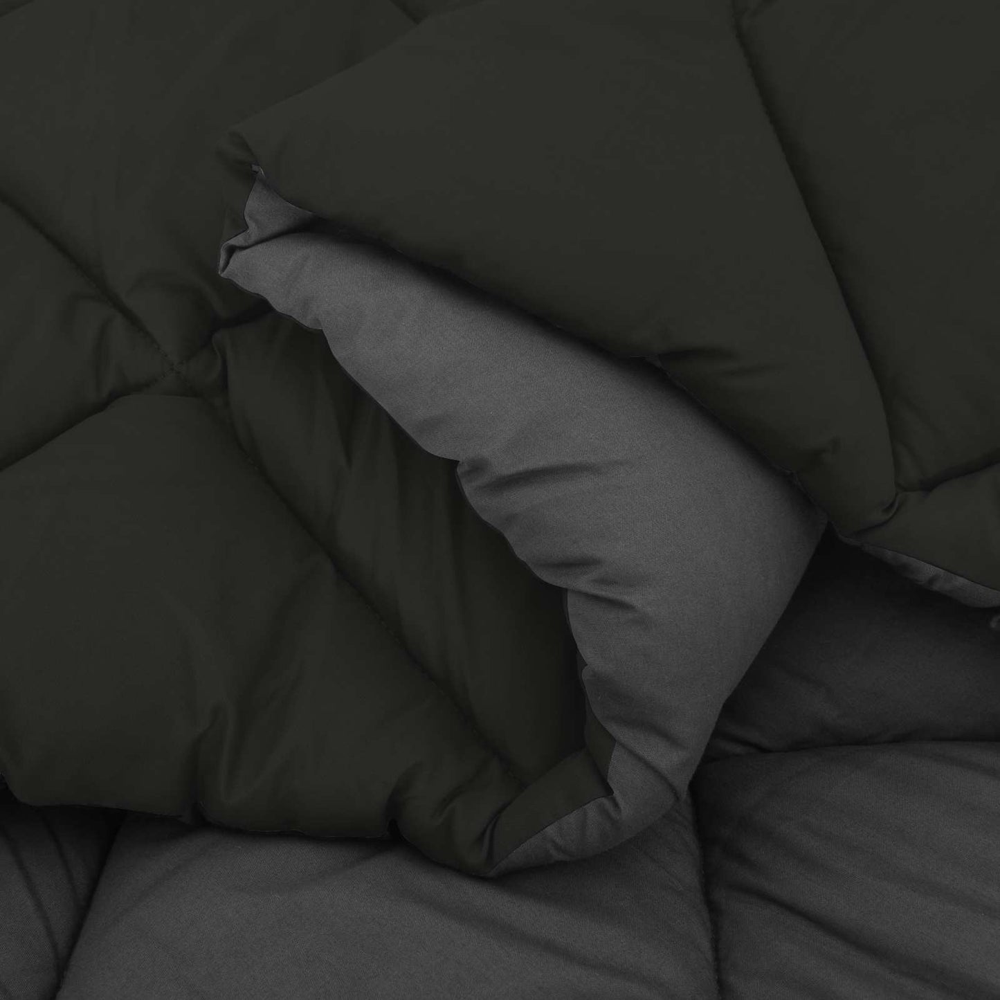 Summer Duvet 240 x 200 cm Summer 200 gsm Black and Anthracite