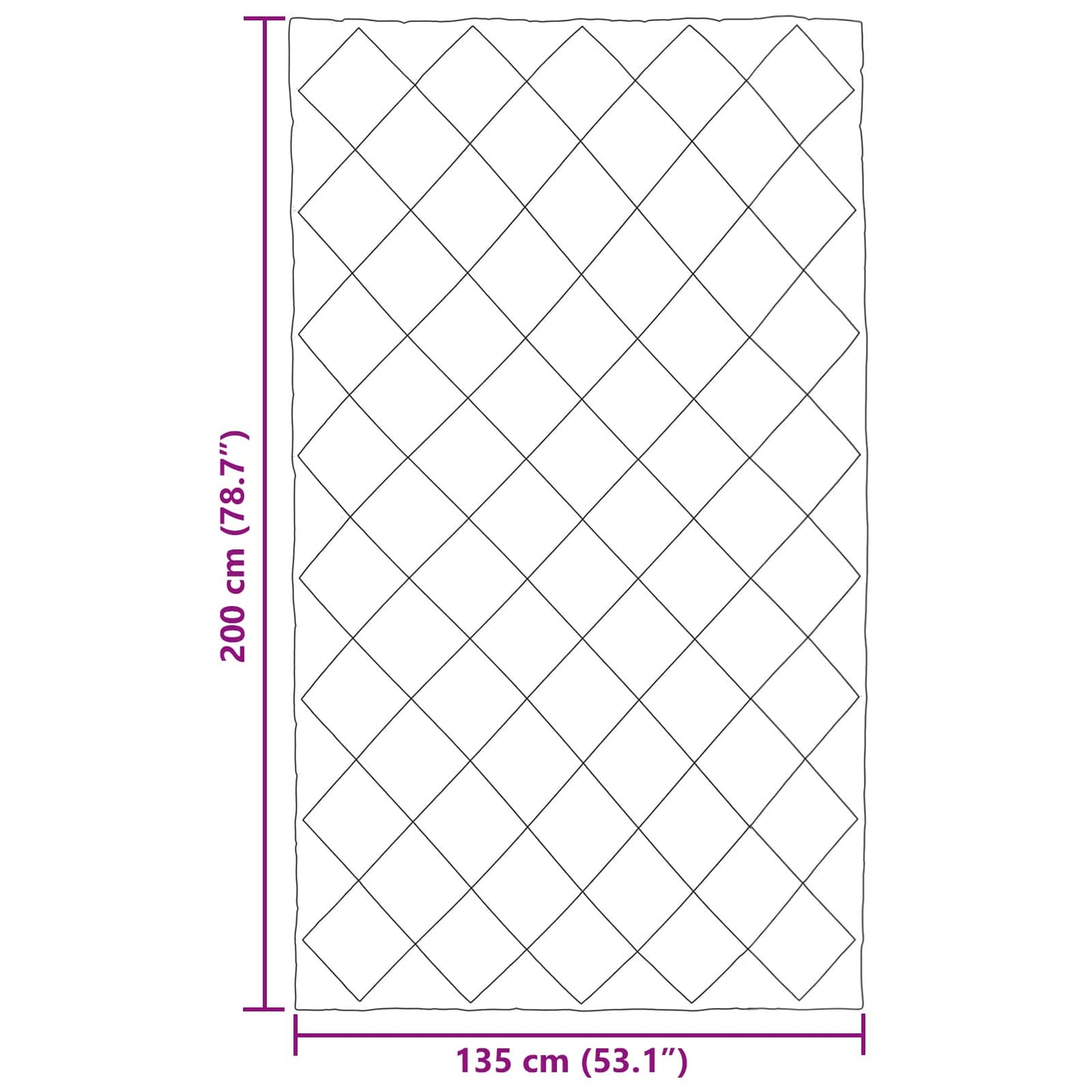 Full Year Duvet 135 x 200 cm 300 gsm Taupe