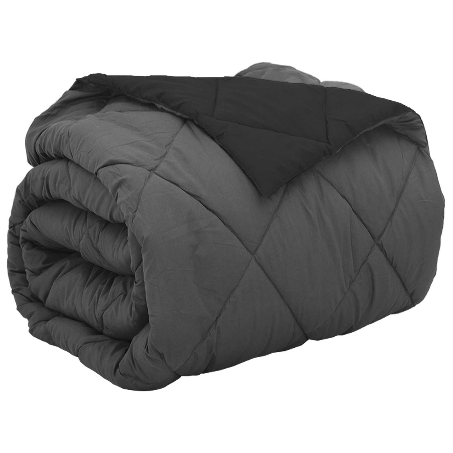 Full Year Duvet 200 x 220 cm 300 gsm Black and Anthracite