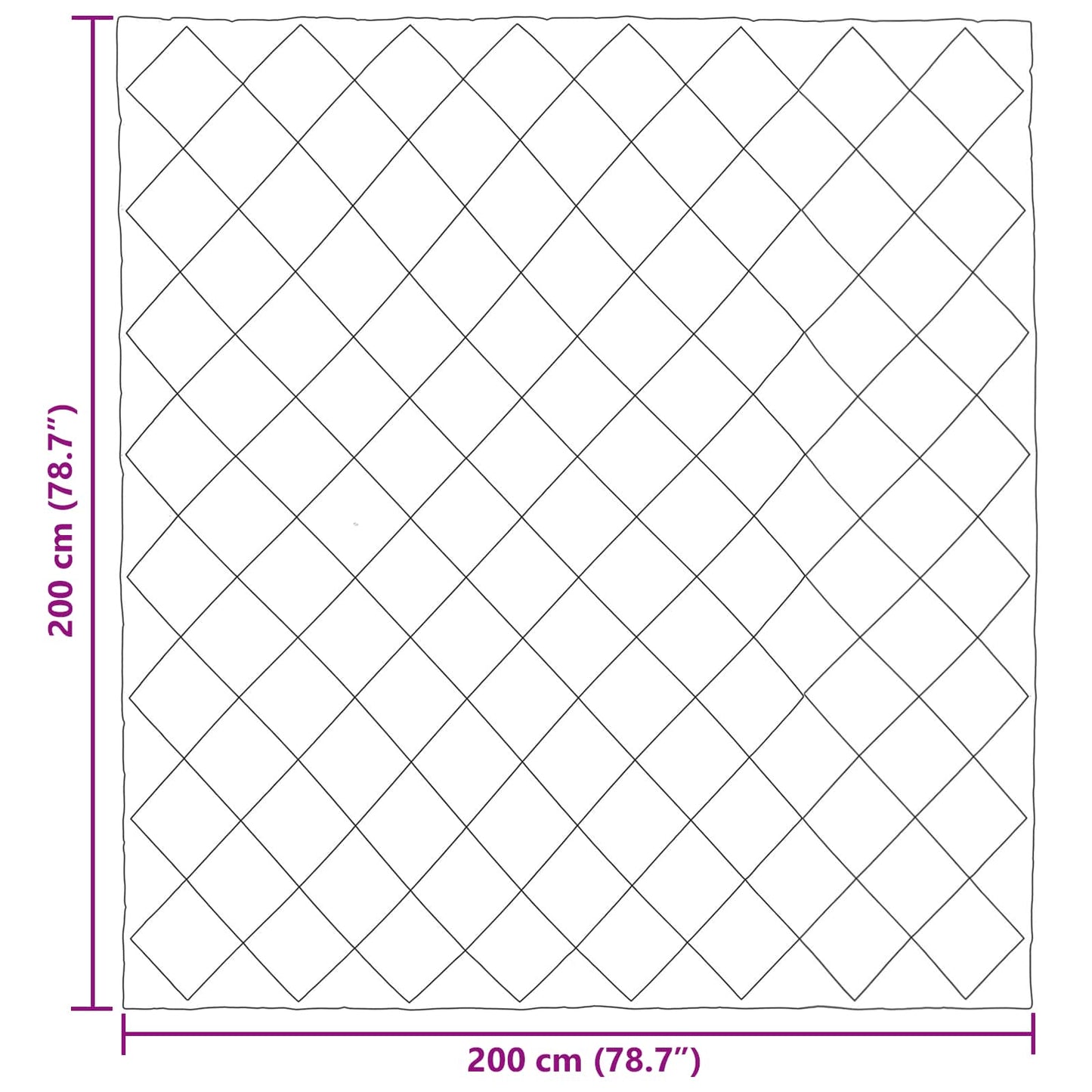 Full Year Duvet Light Grey and Anthracite 200 x 200 cm