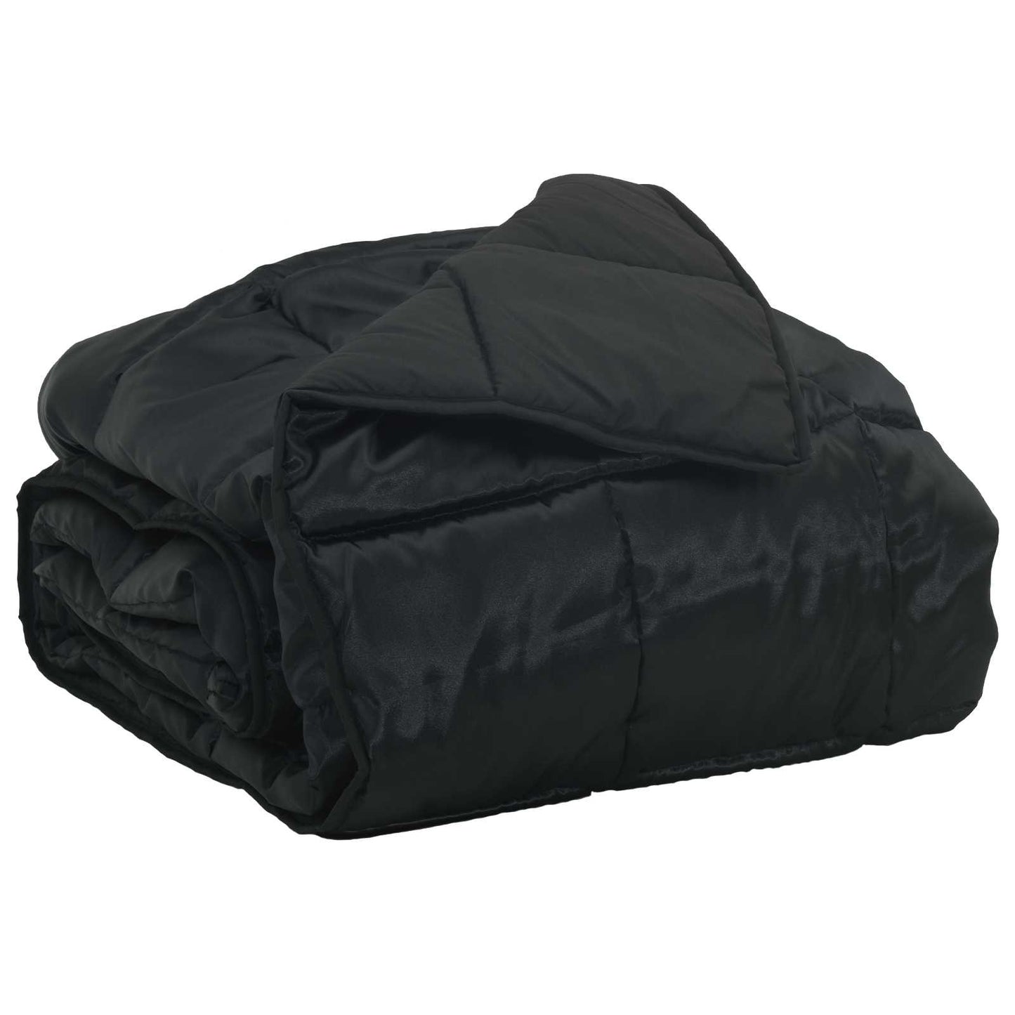 Summer Duvet Black 220 x 260 cm Satin and Microfiber