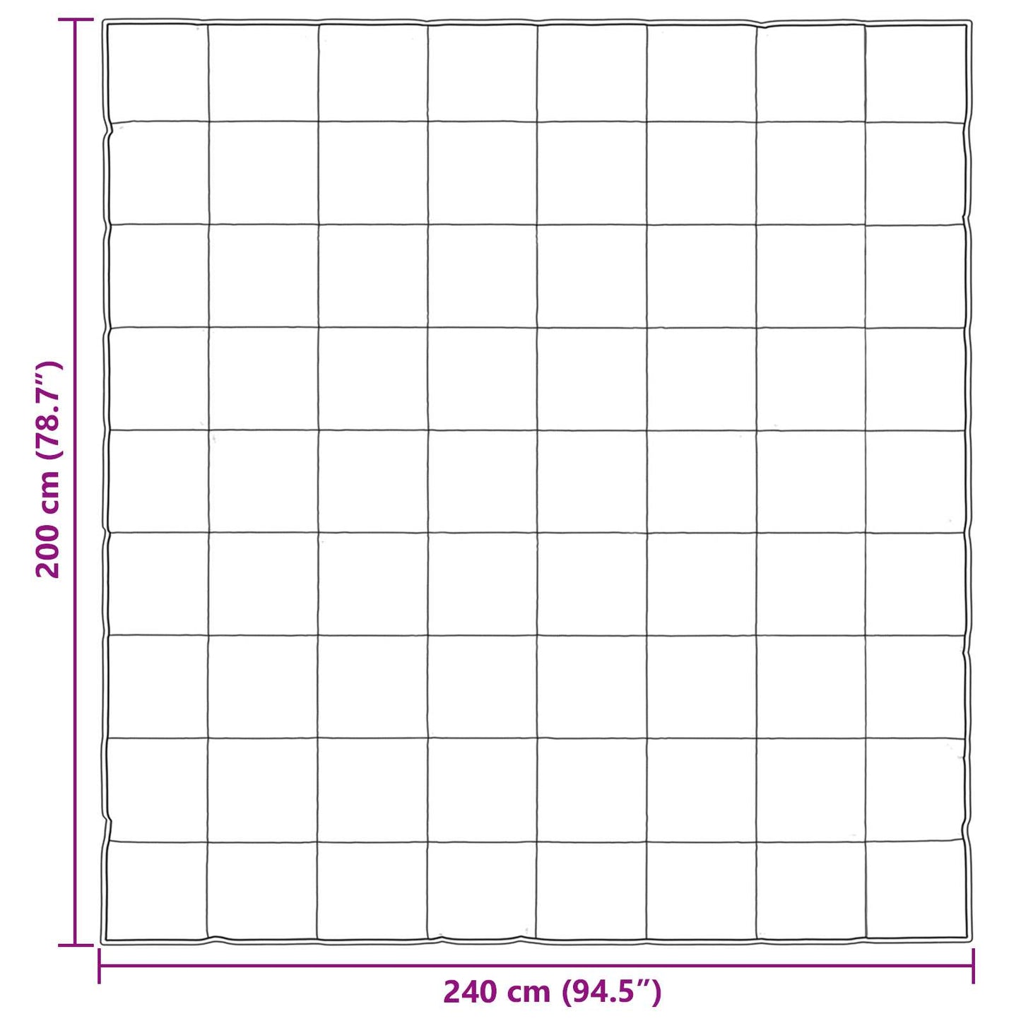 Full Year Duvet 200 x 240 cm 300 gsm Gold