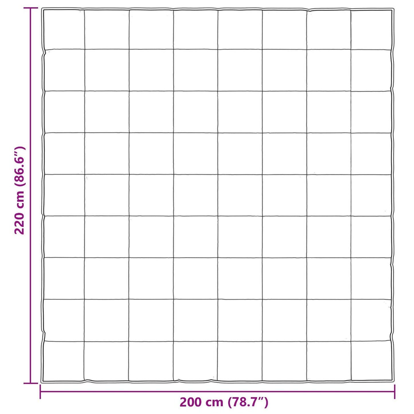 Full Year Duvet 200 x 220 cm 300 gsm Black
