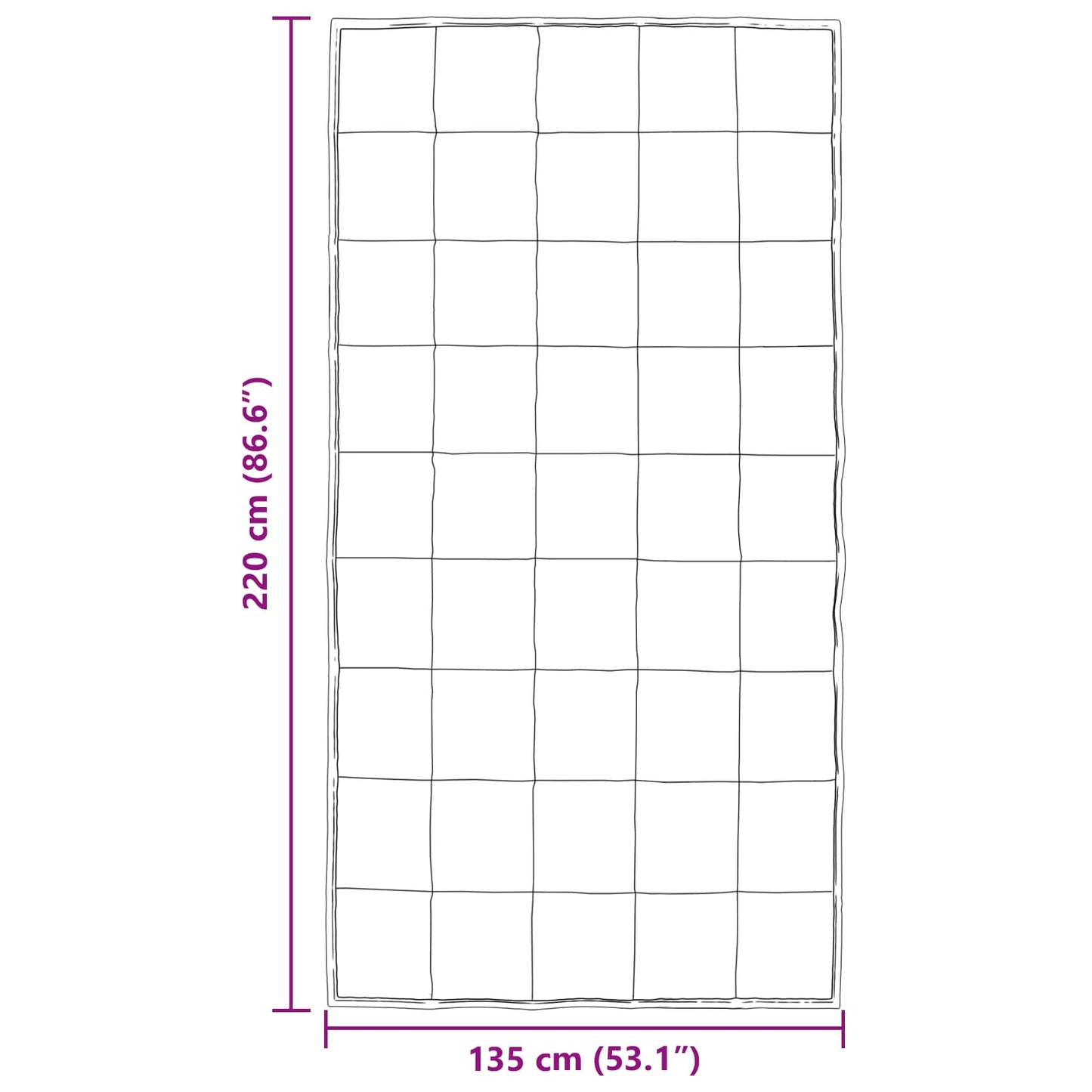 Full Year Duvet 135 x 220 cm 300 gsm Silver