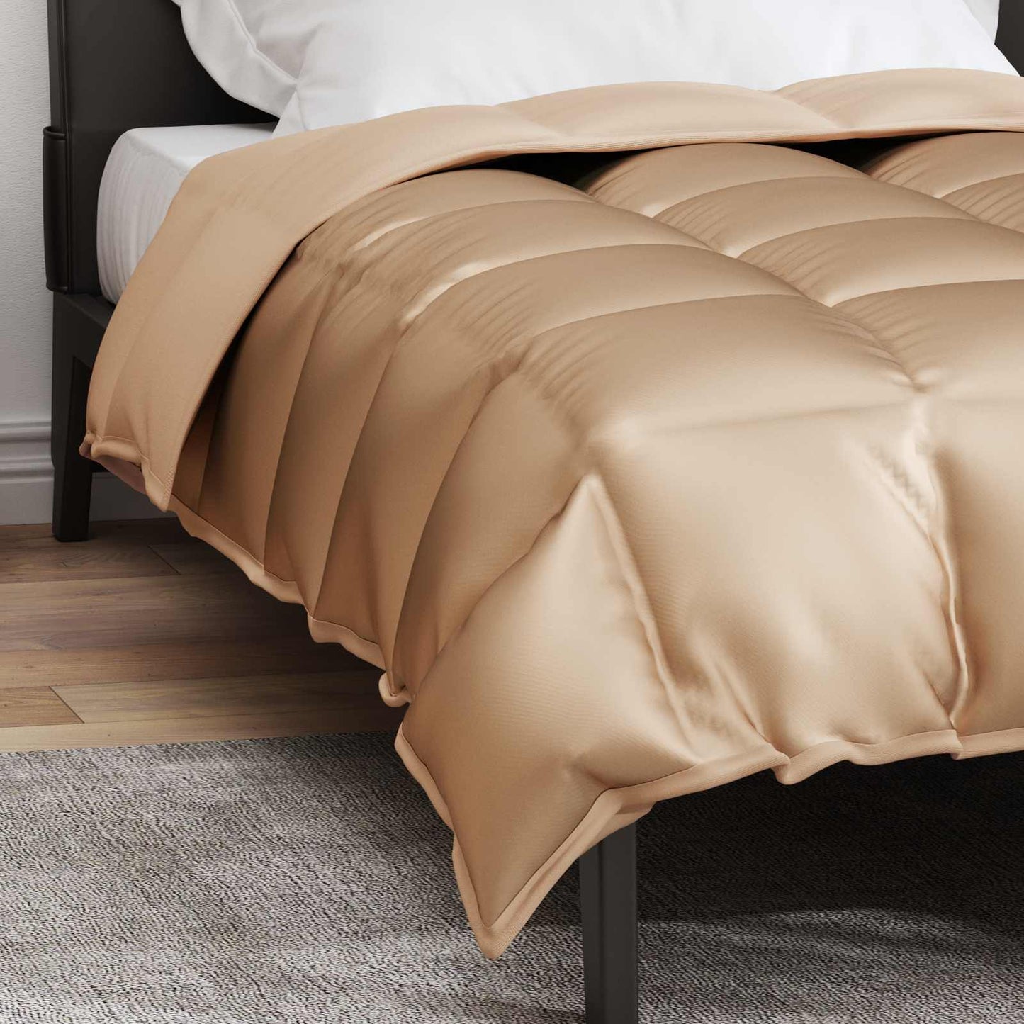 Winter Duvet 140 x 200 cm 450 gsm Gold