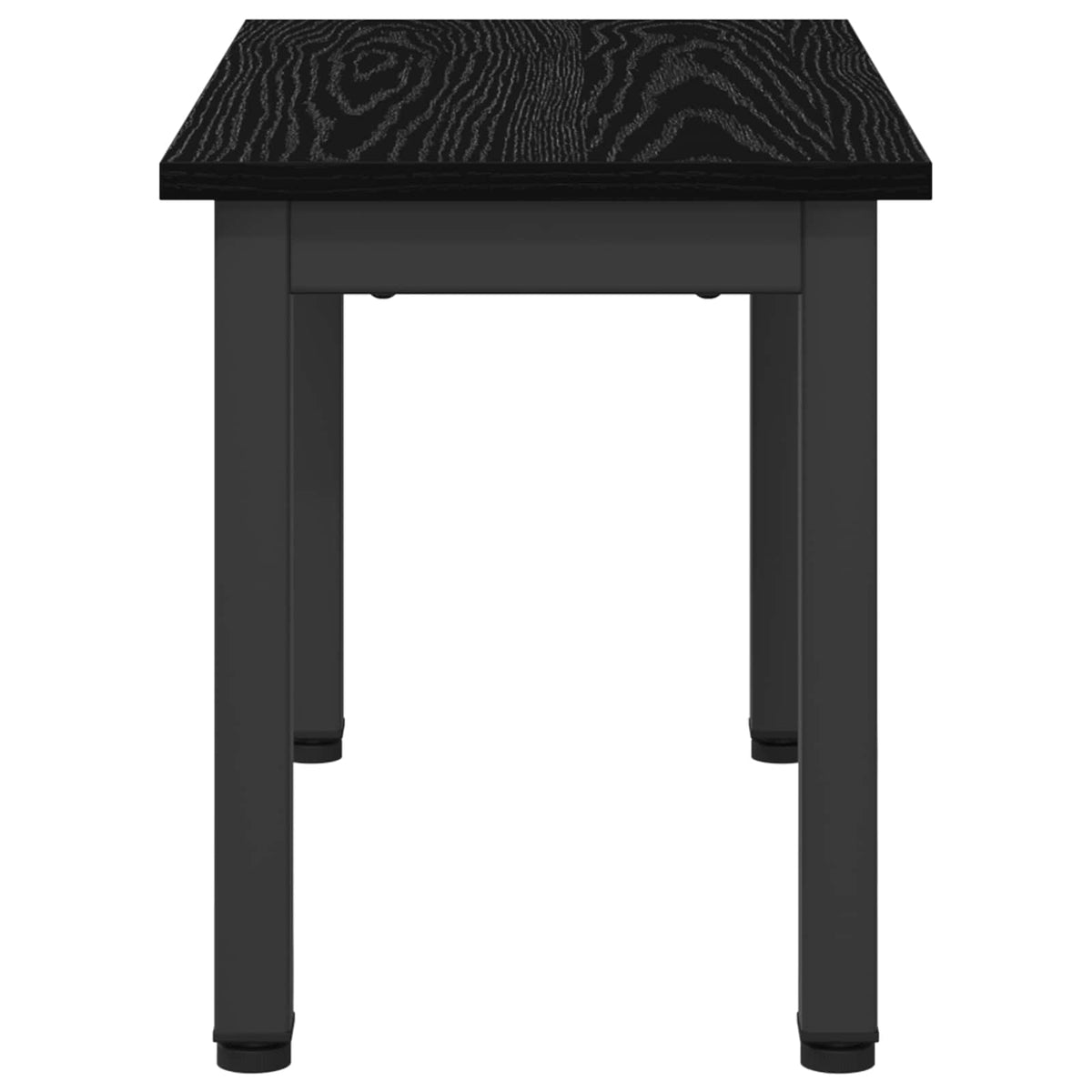 Coffee Table Black Oak 60 x 30 x 36 cm Engineered Wood