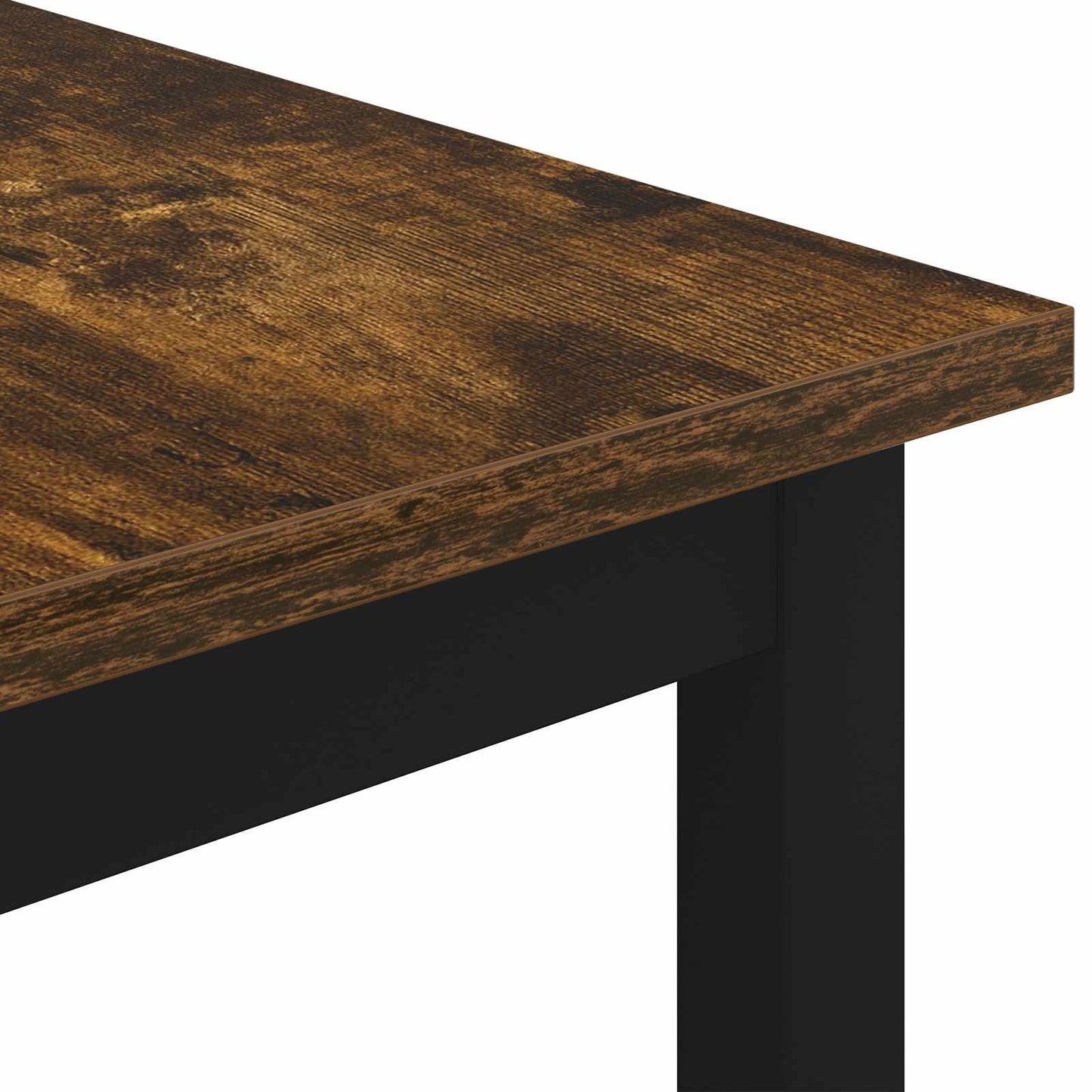 Coffee Table Smoke Oak 60 x 60 x 36 cm Engineered Wood