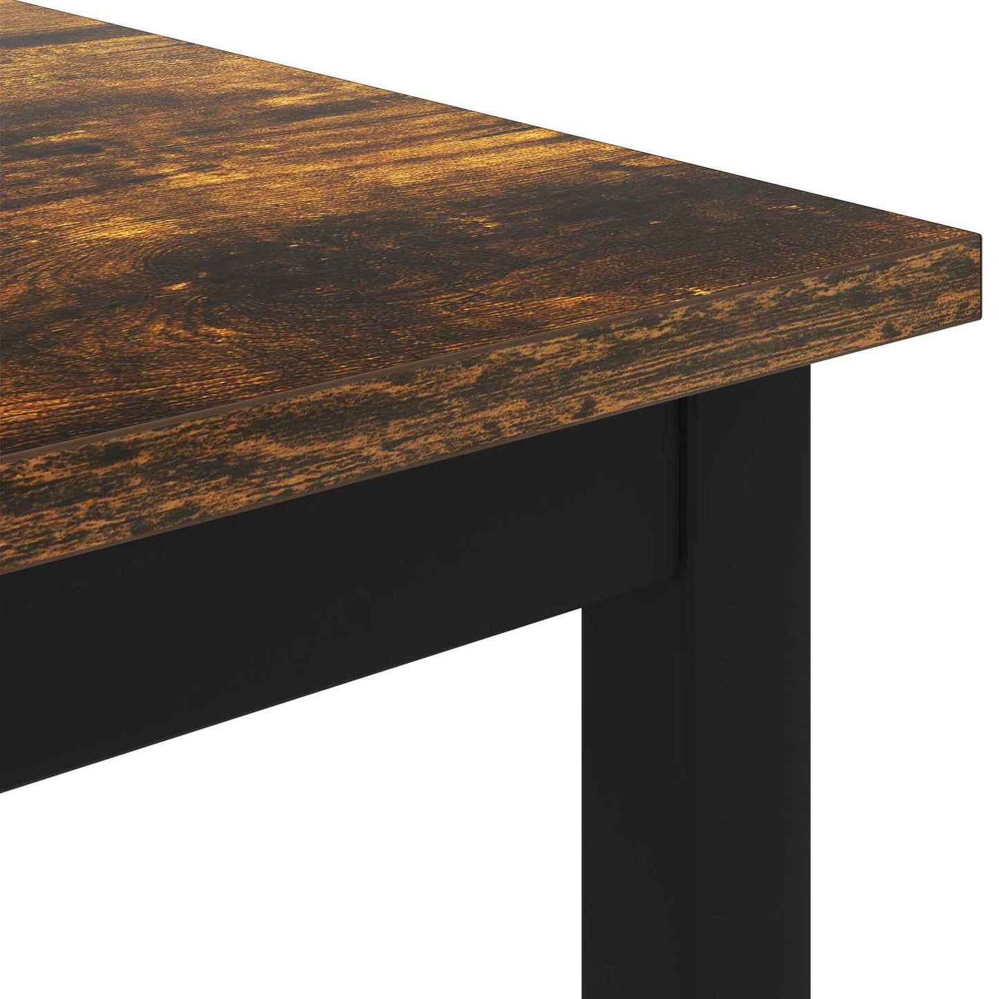 Coffee Table Smoke Oak 80 x 80 x 45 cm Engineered Wood
