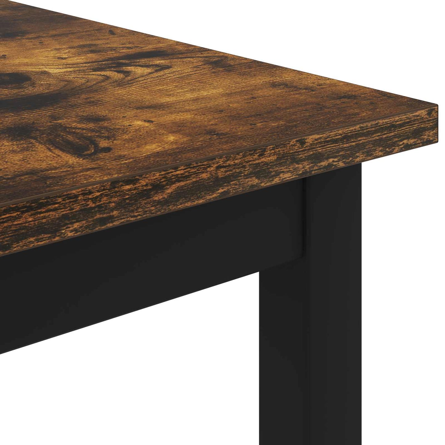 Coffee Table Smoke Oak 100 x 100 x 45 cm Engineered Wood