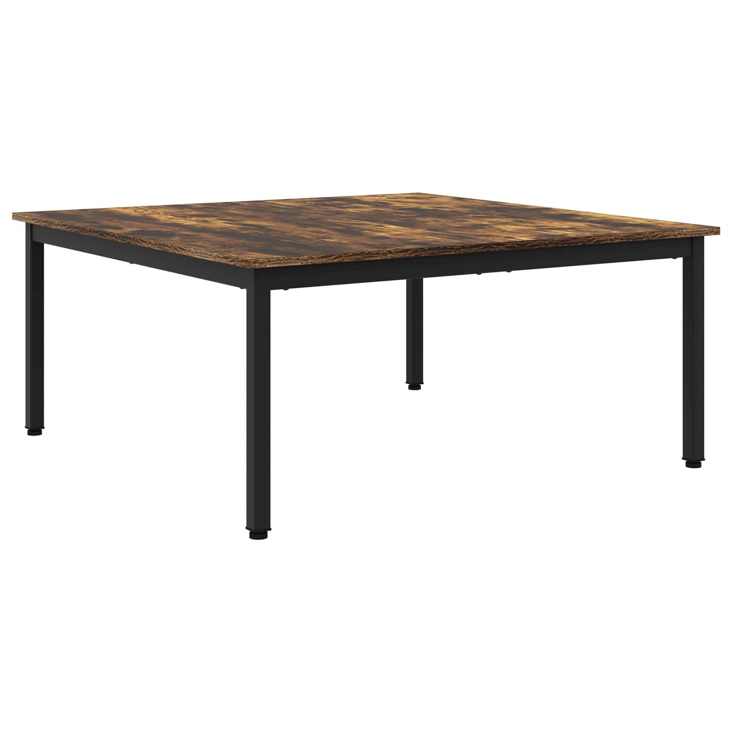 Coffee Table Smoke Oak 100 x 100 x 45 cm Engineered Wood