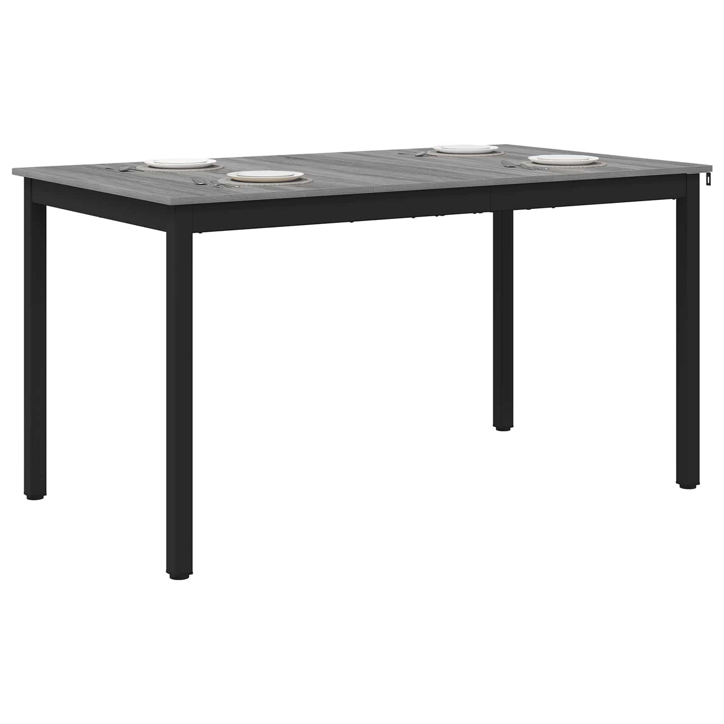 Dining Tables 140 x 80 x 75 cm Engineered Wood Grey Sonoma