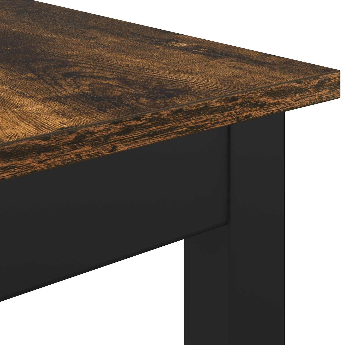 Standing Bar Table Engineered Wood Square