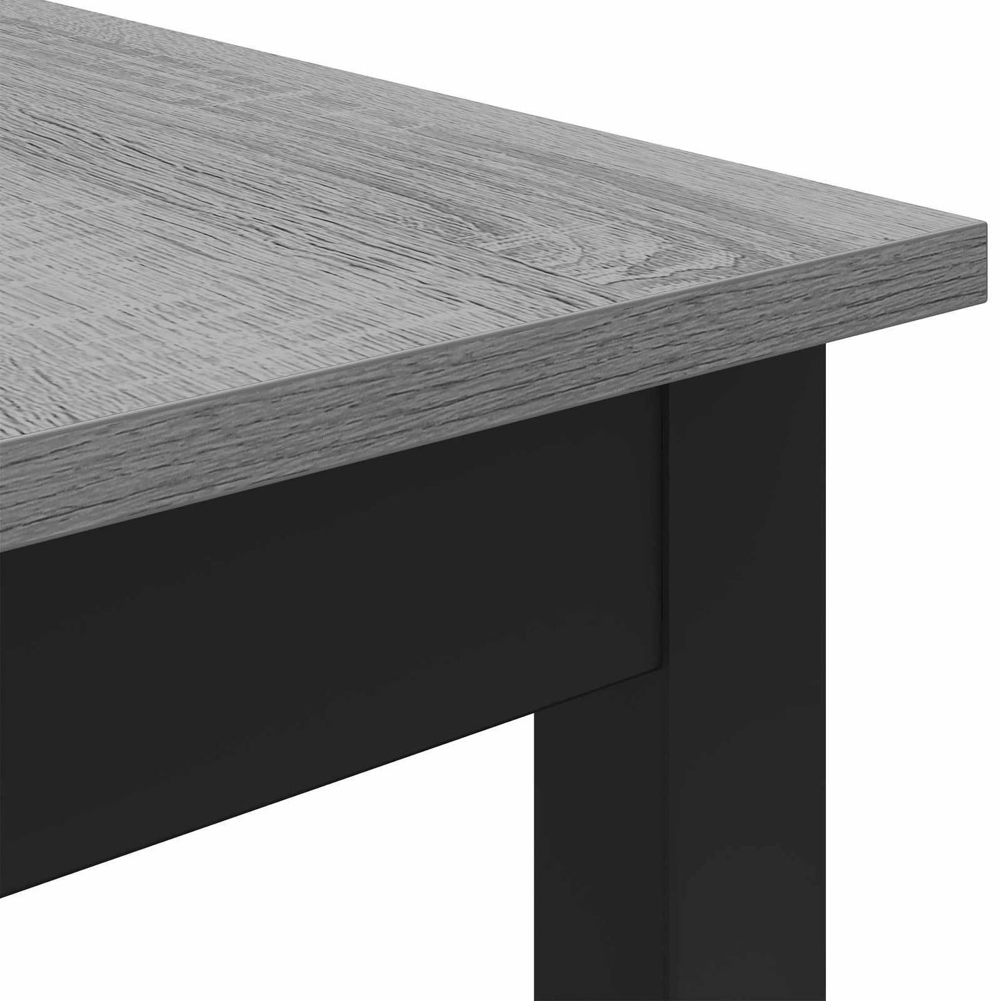 Standing Bar Table Engineered Wood Square