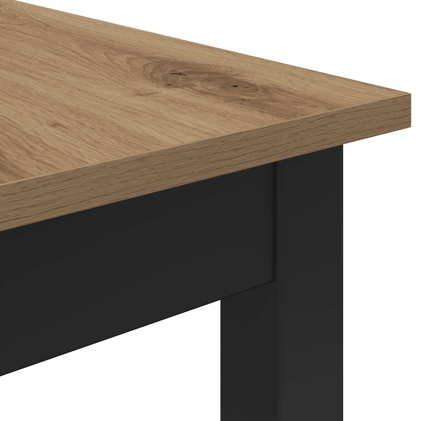 Standing Bar Table Engineered Wood Square