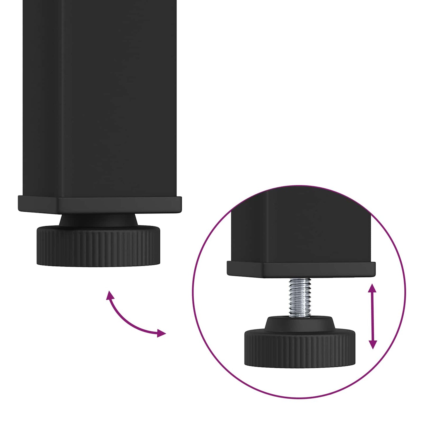 Standing Bar Table Engineered Wood Rectangular