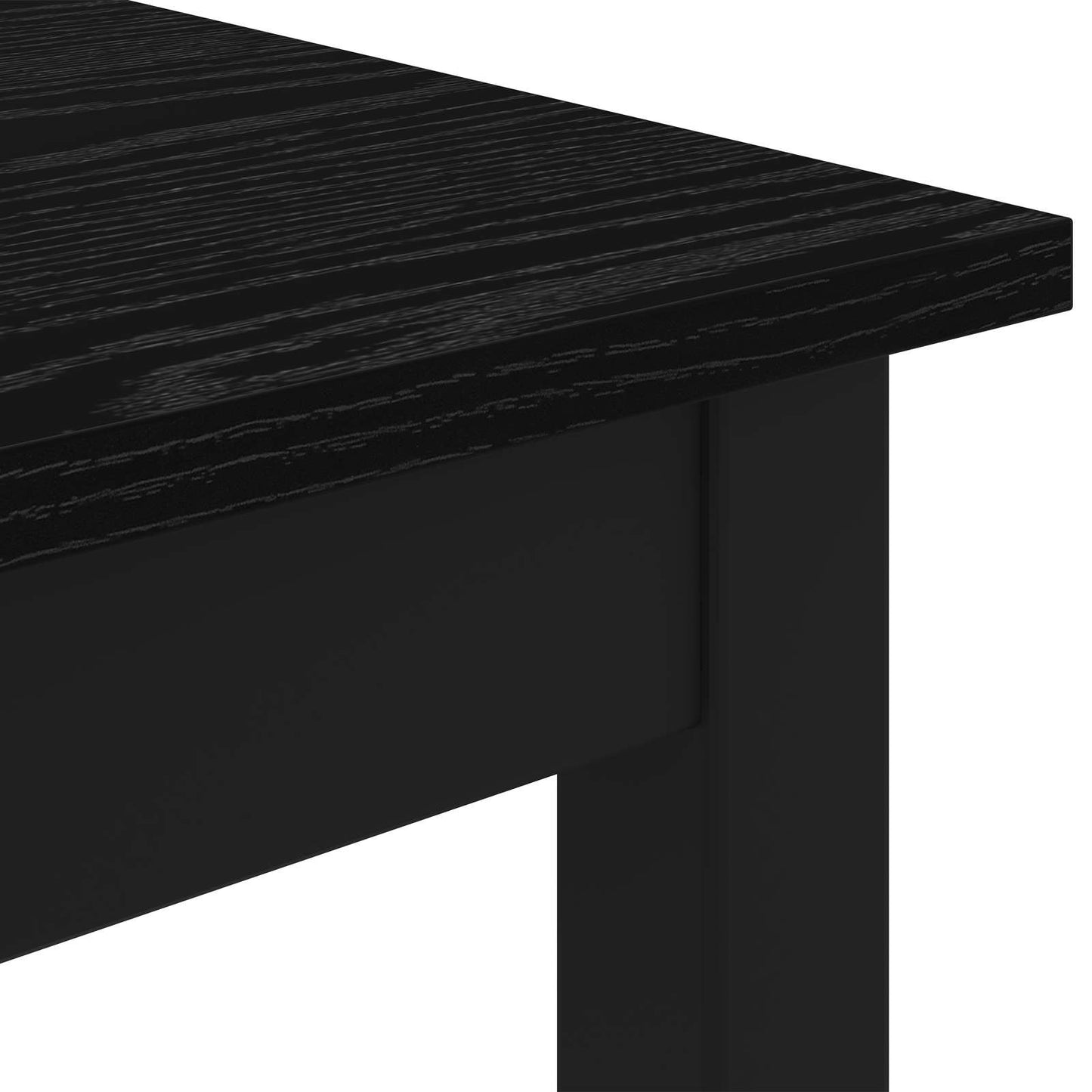 Standing Bar Table Engineered Wood Square