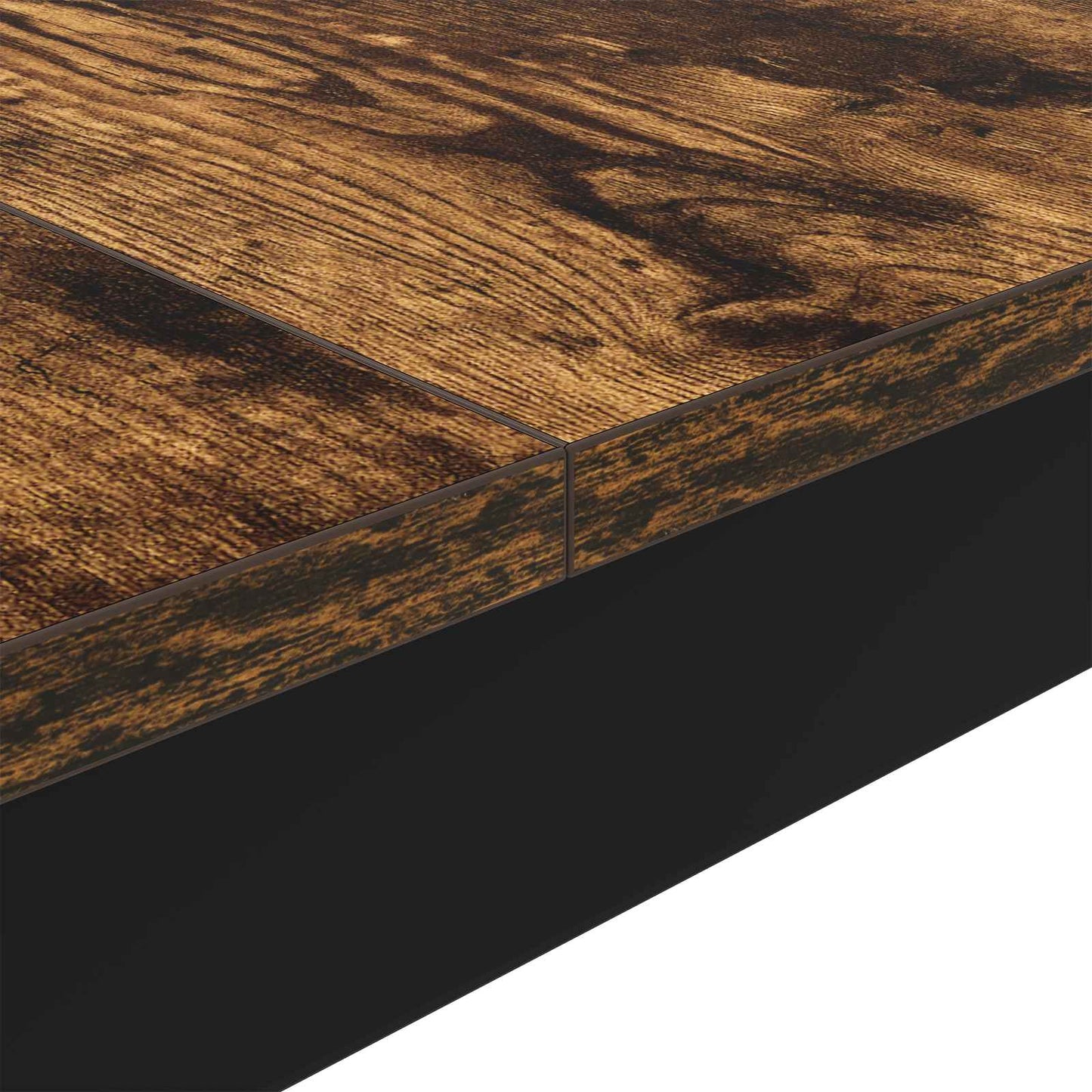 Standing Bar Table Engineered Wood Square