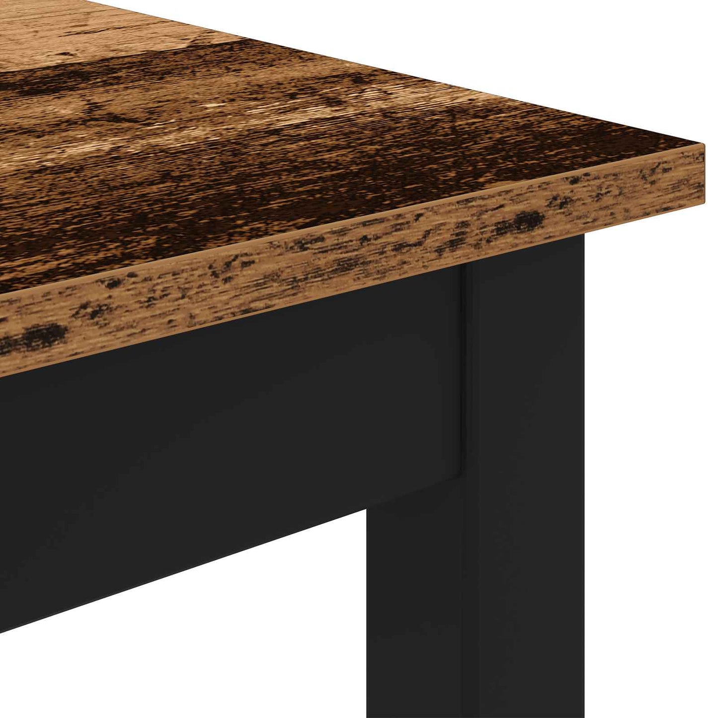 Standing Bar Table Engineered Wood Square