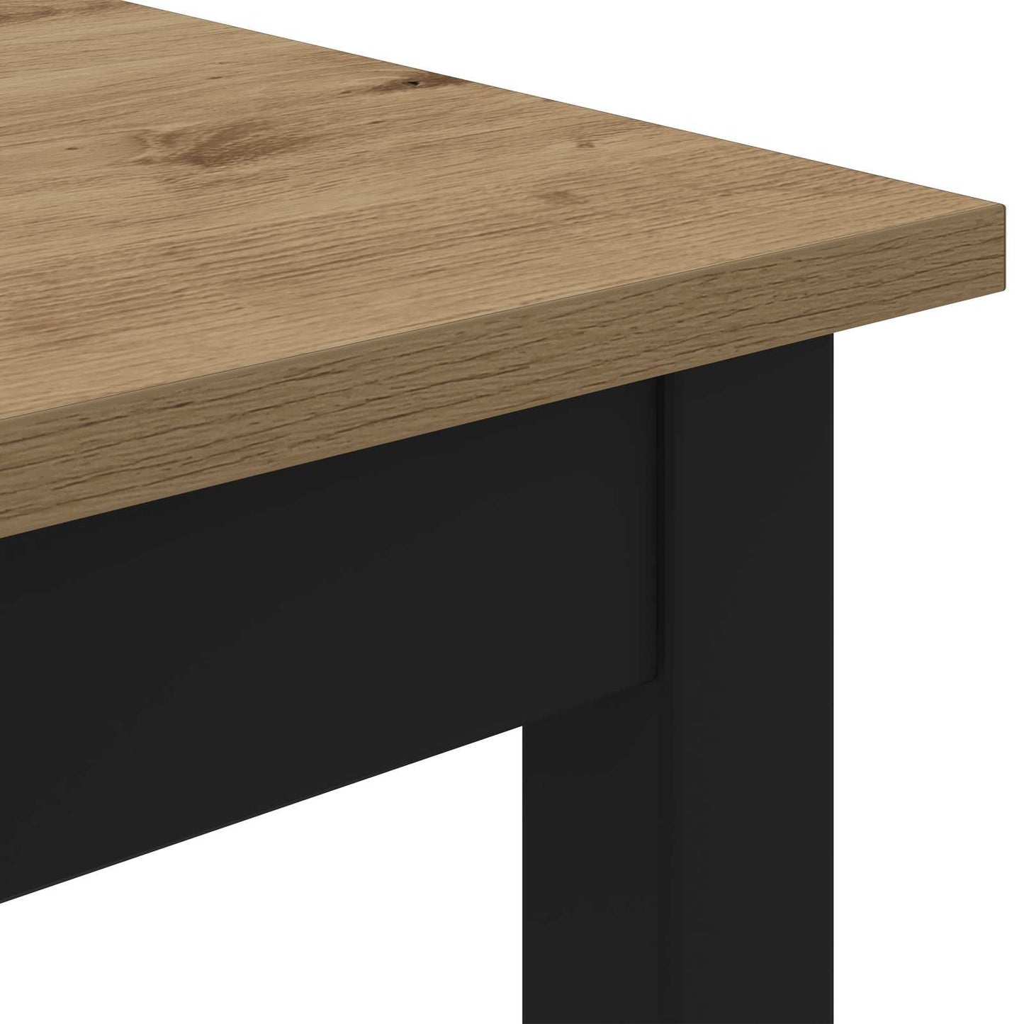 Standing Bar Table Engineered Wood Square