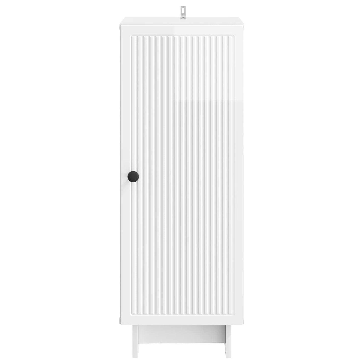 Sideboard High Gloss White 33 x 34.5 x 90 cm Engineered Wood