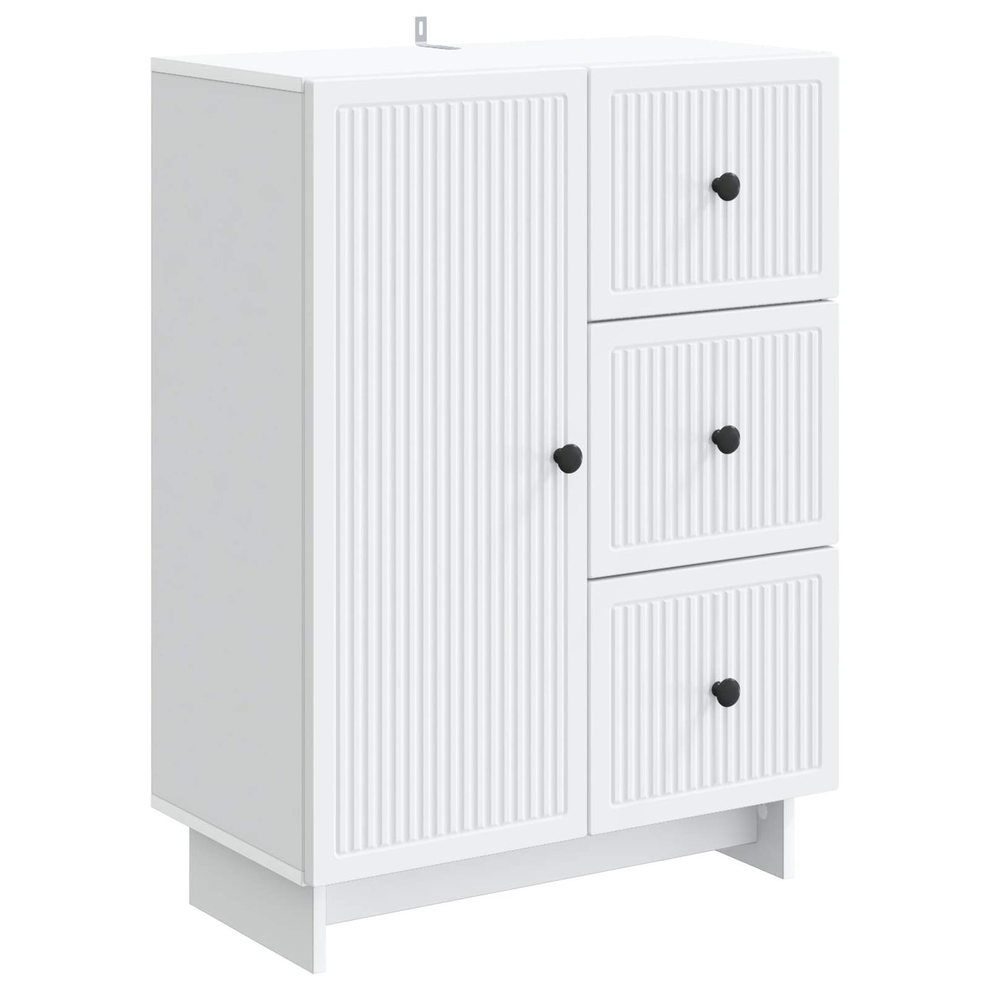 Sideboard White 66 x 34.5 x 90 cm Engineered Wood