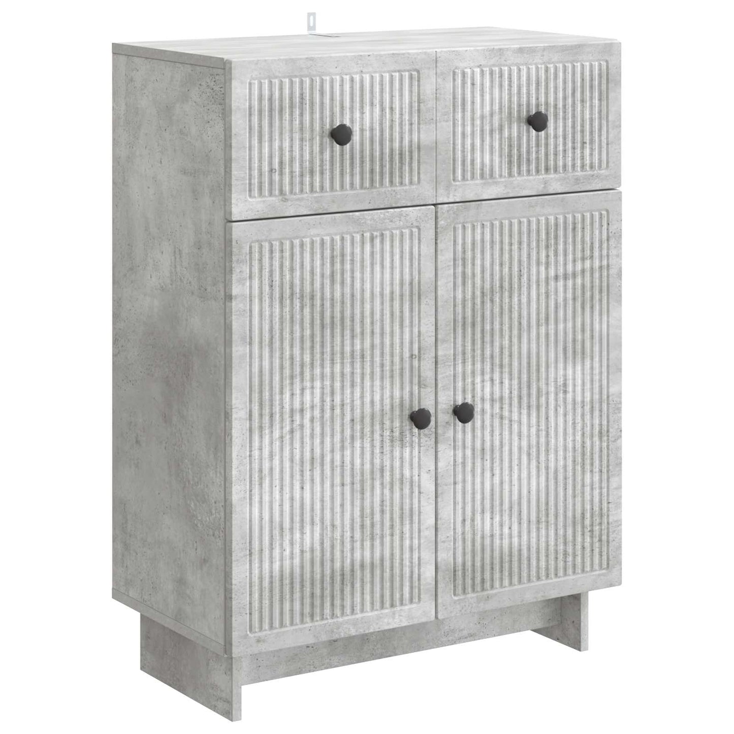Sideboard Concrete Grey 66 x 34.5 x 90 cm Engineered Wood