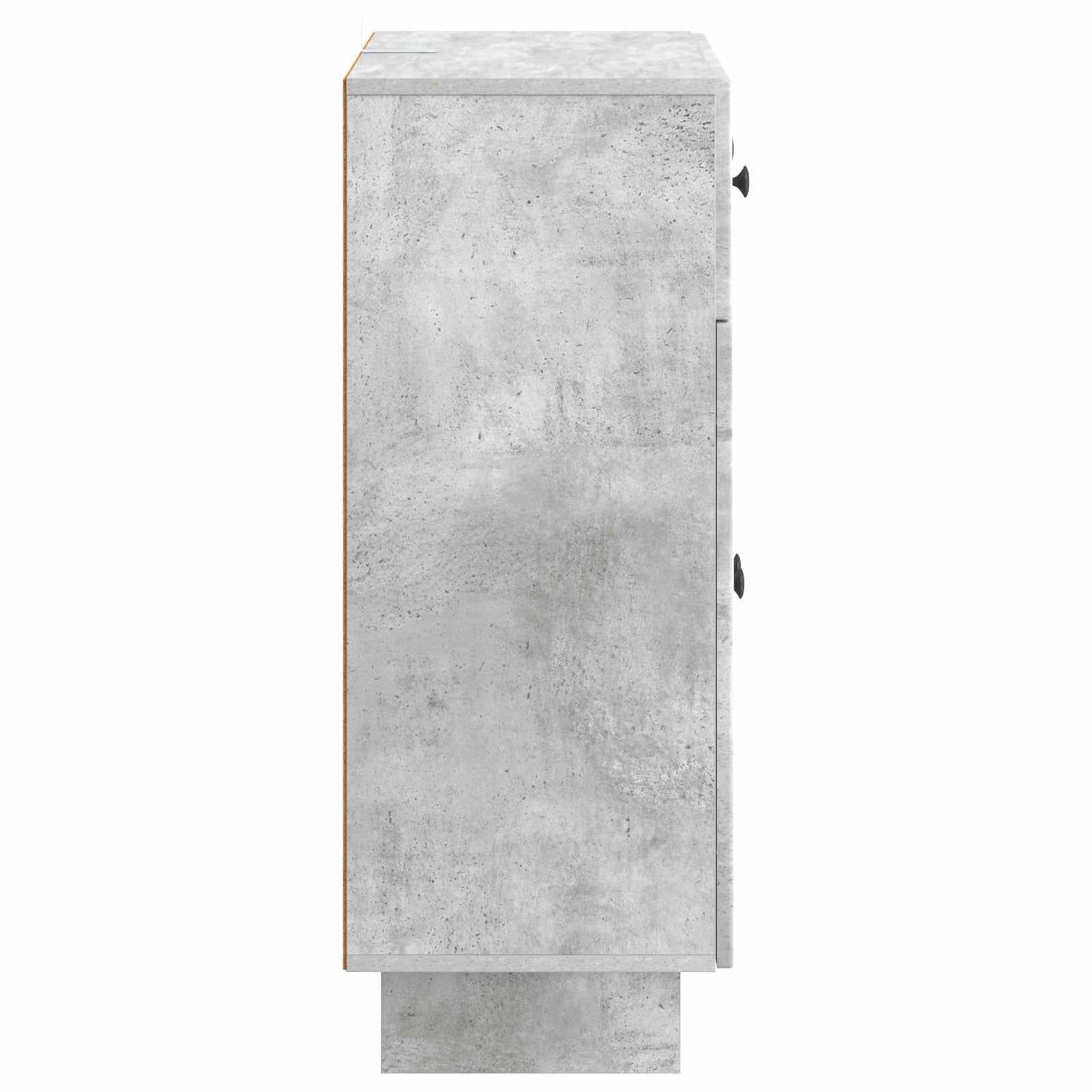 Sideboard Concrete Grey 66 x 34.5 x 90 cm Engineered Wood
