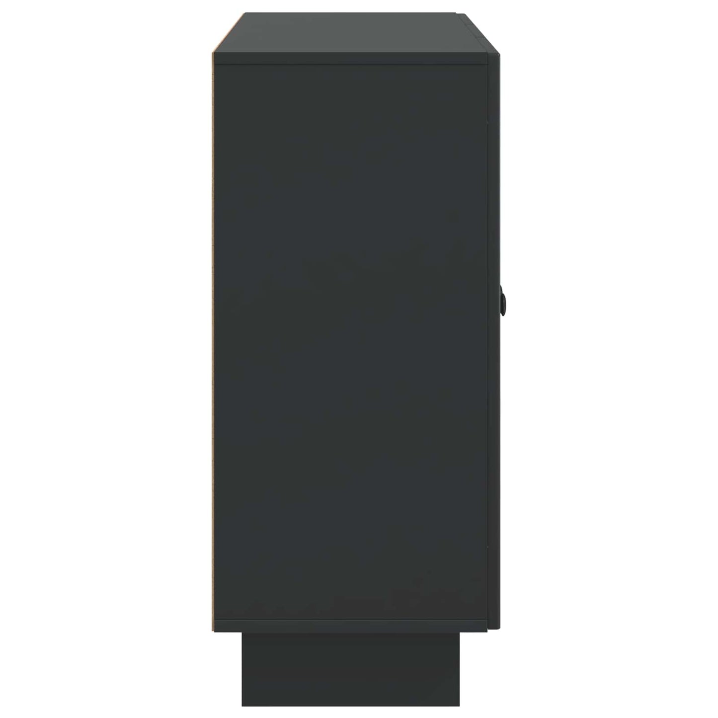 Sideboard Black 89 x 34.5 x 80 cm Engineered Wood