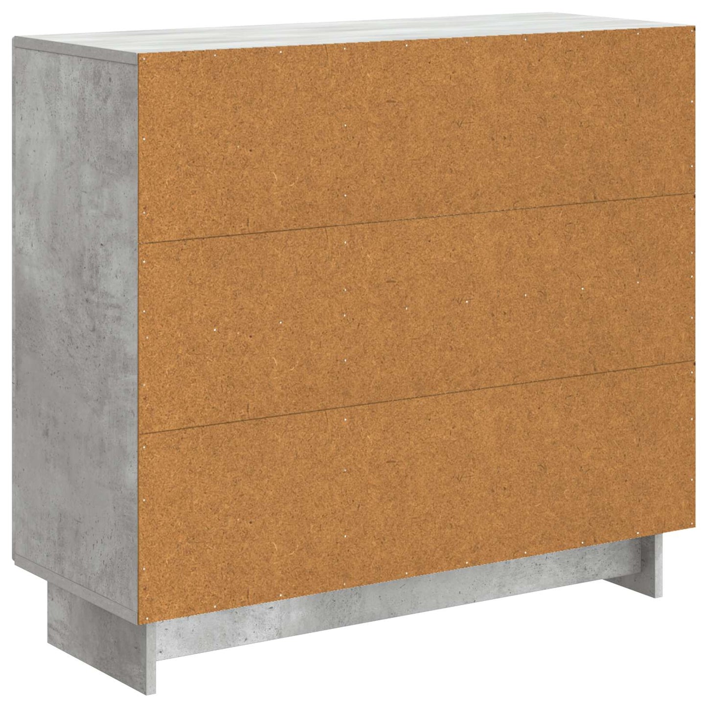 Sideboard Concrete Grey 89 x 34.5 x 80 cm Engineered Wood