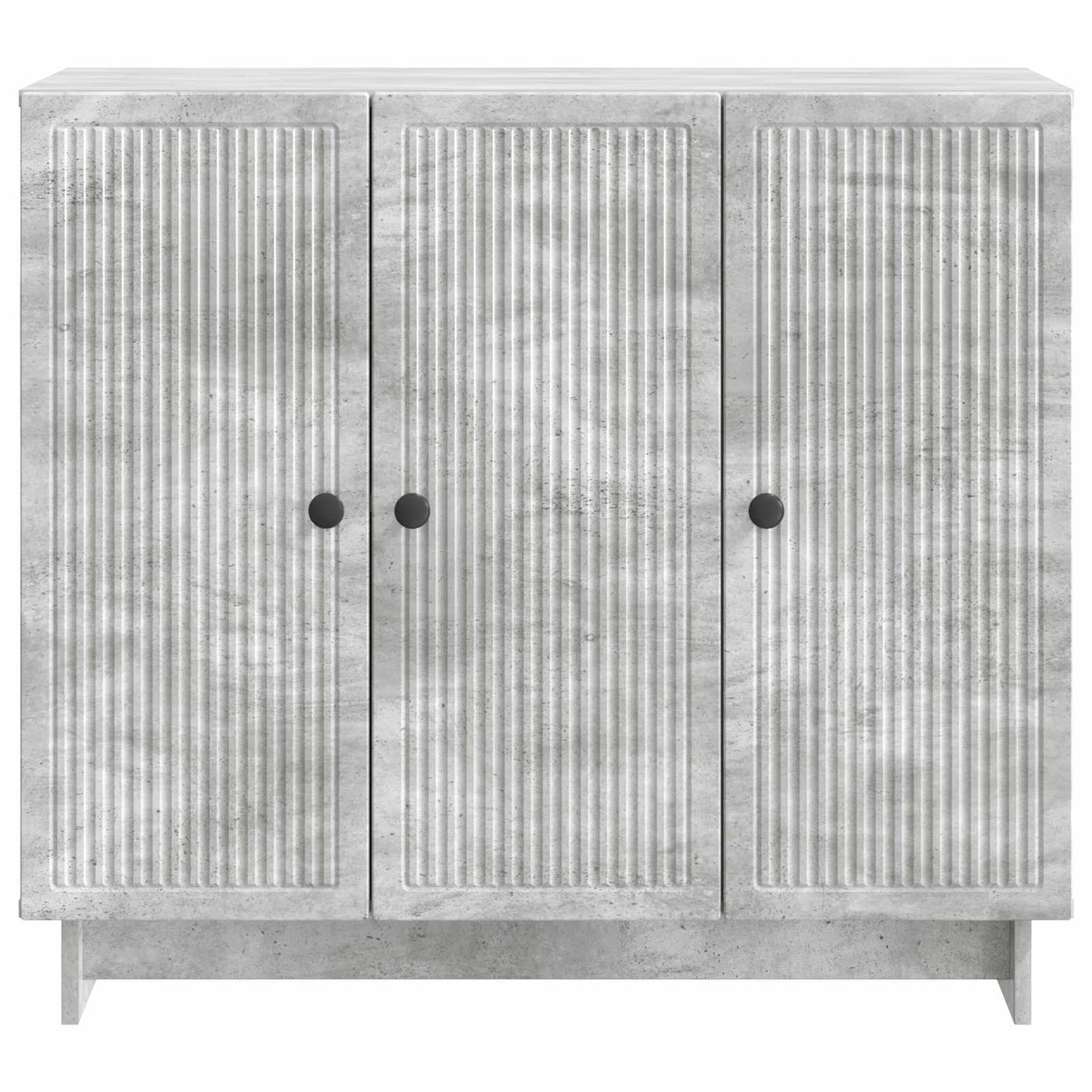 Sideboard Concrete Grey 89 x 34.5 x 80 cm Engineered Wood