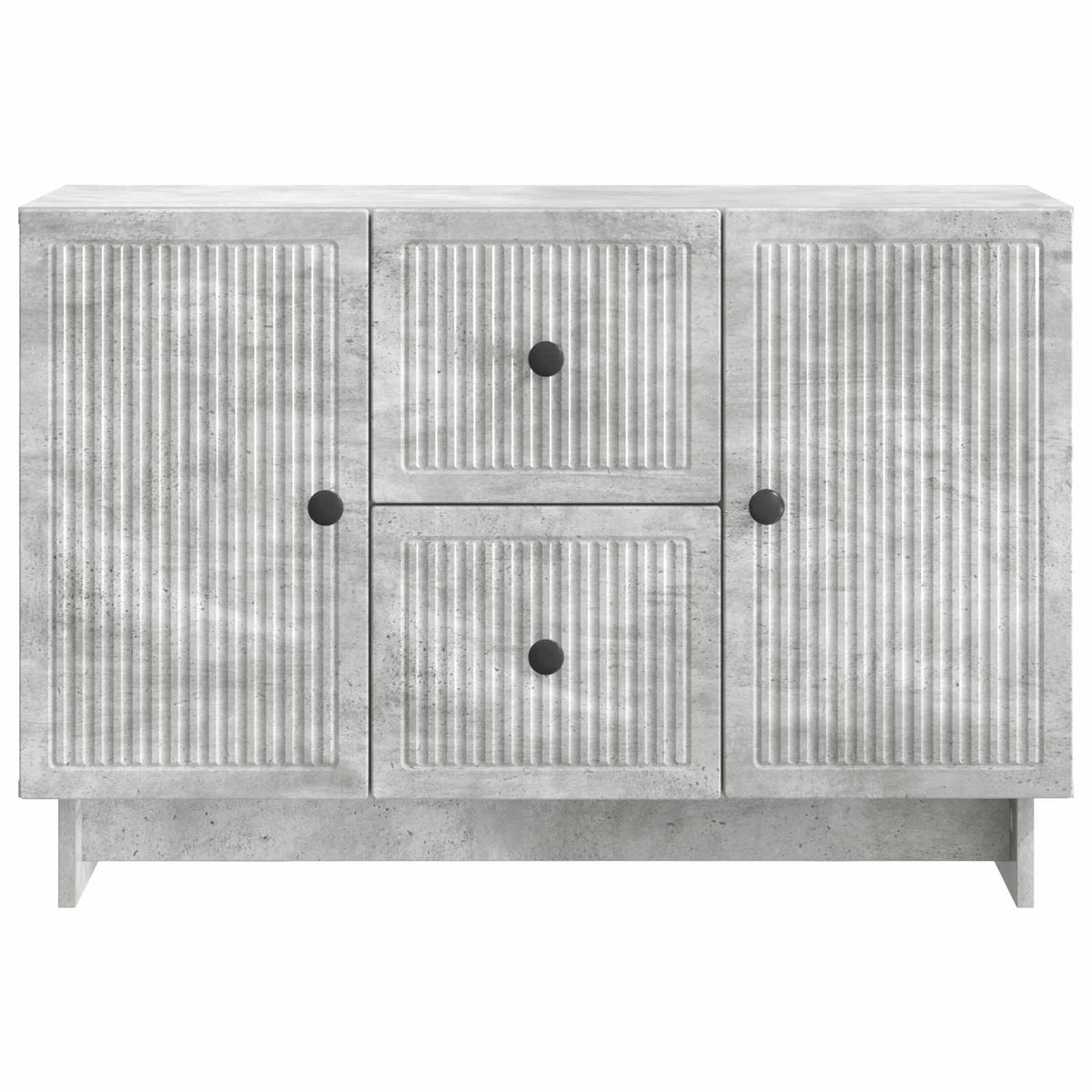 Sideboard Concrete Grey 89 x 34.5 x 60 cm Engineered Wood