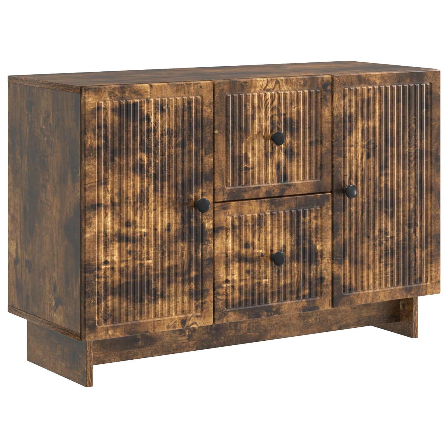 Sideboard Smoked Oak 89 x 34.5 x 60 cm Engineered Wood