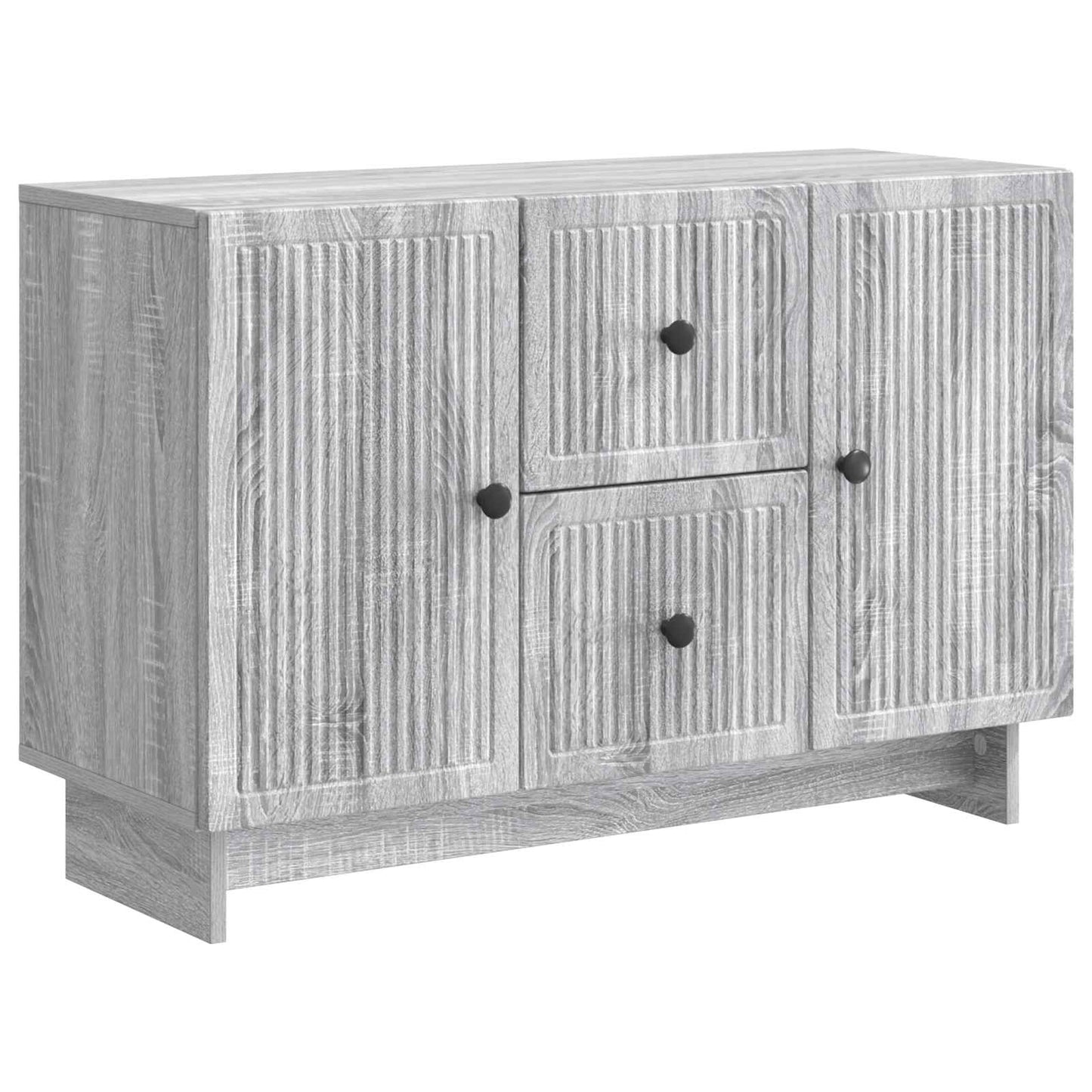Sideboard Grey Sonoma 89 x 34.5 x 60 cm Engineered Wood