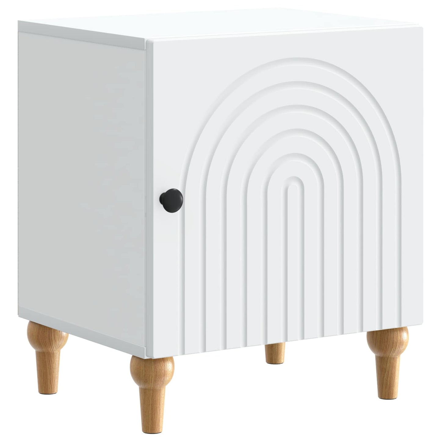 Bedside Cabinet 2 pcs White 43 x 34.5 x 50 cm Engineered Wood