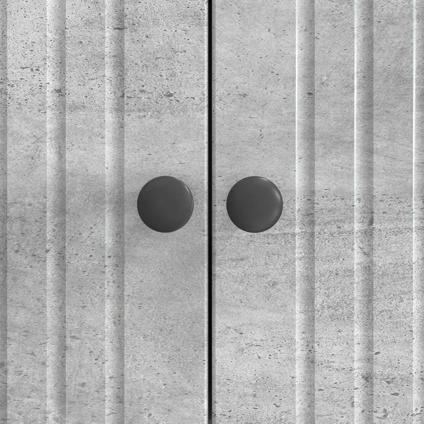 Sideboard Concrete Grey 66 x 34.5 x 90 cm Engineered Wood