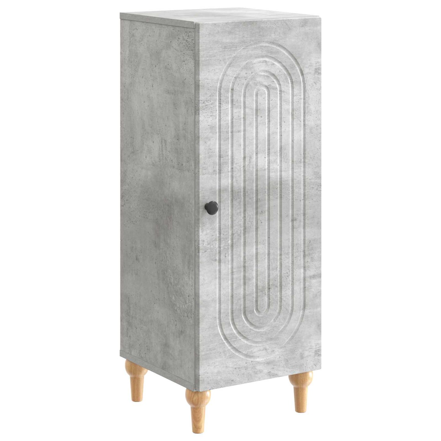 Sideboard Concrete Grey 33 x 34.5 x 90 cm Engineered Wood