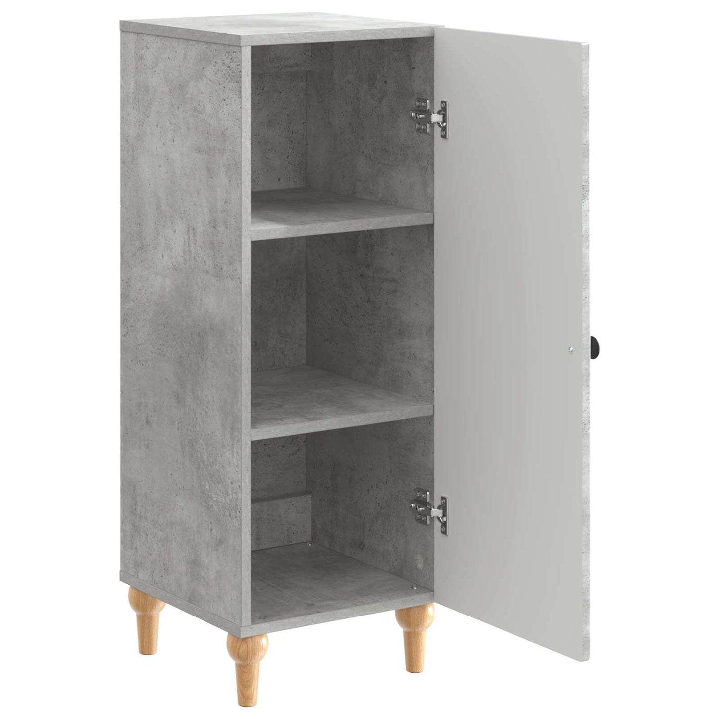 Sideboard Concrete Grey 33 x 34.5 x 90 cm Engineered Wood