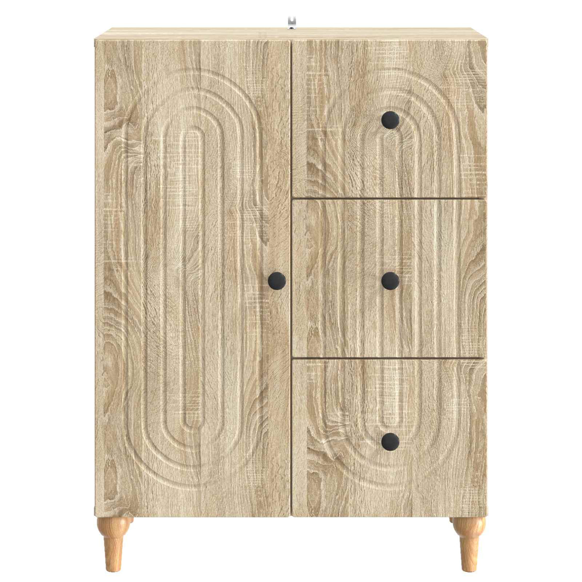 Sideboard Sonoma Oak 66 x 34.5 x 90 cm Engineered Wood