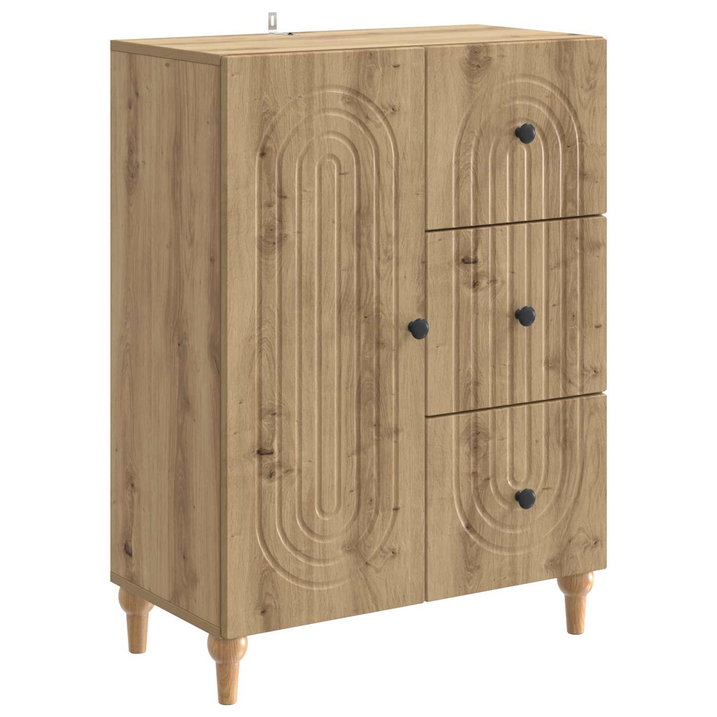 Sideboard Artisan Oak 66 x 34.5 x 90 cm Engineered Wood
