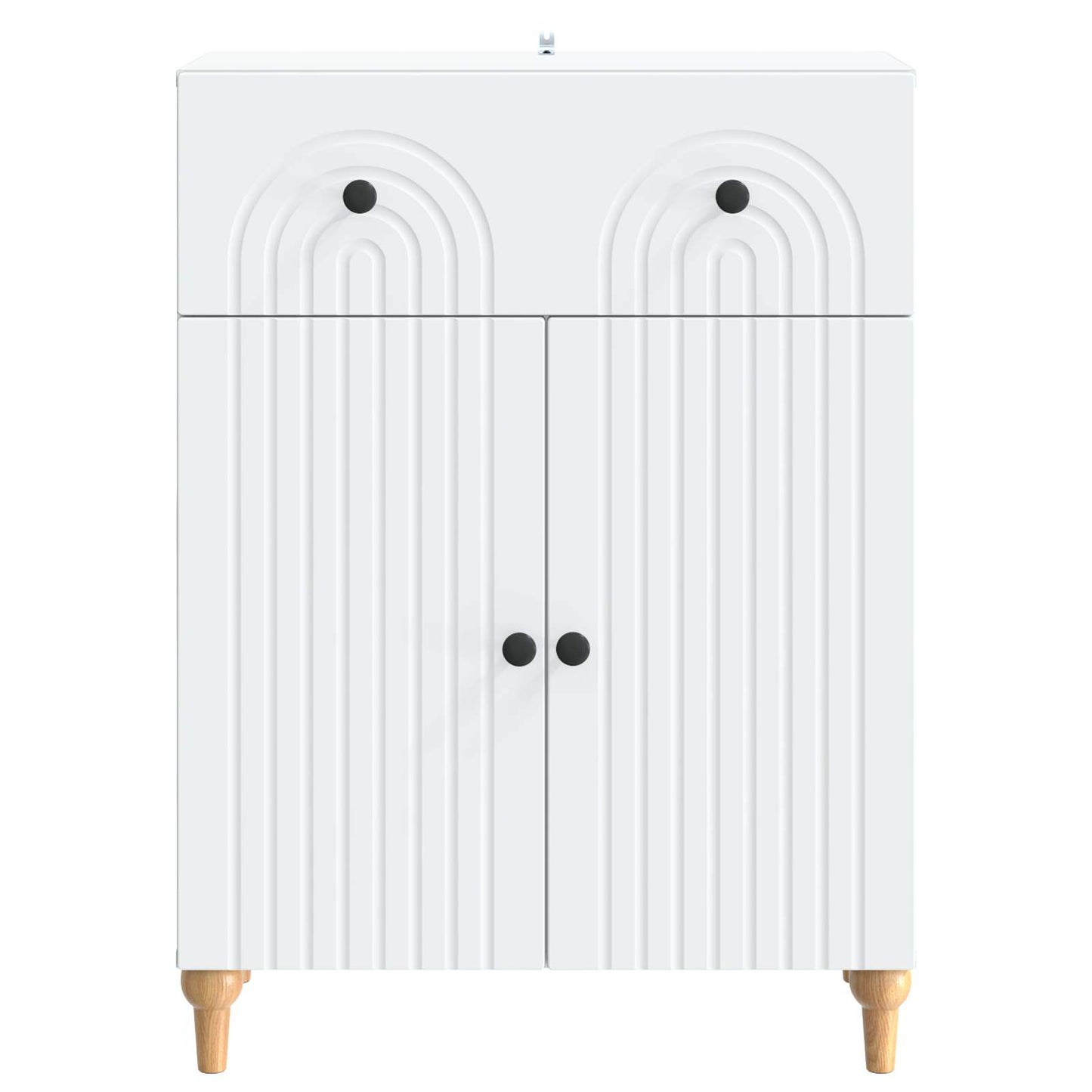 Sideboard White 66 x 34.5 x 90 cm Engineered Wood