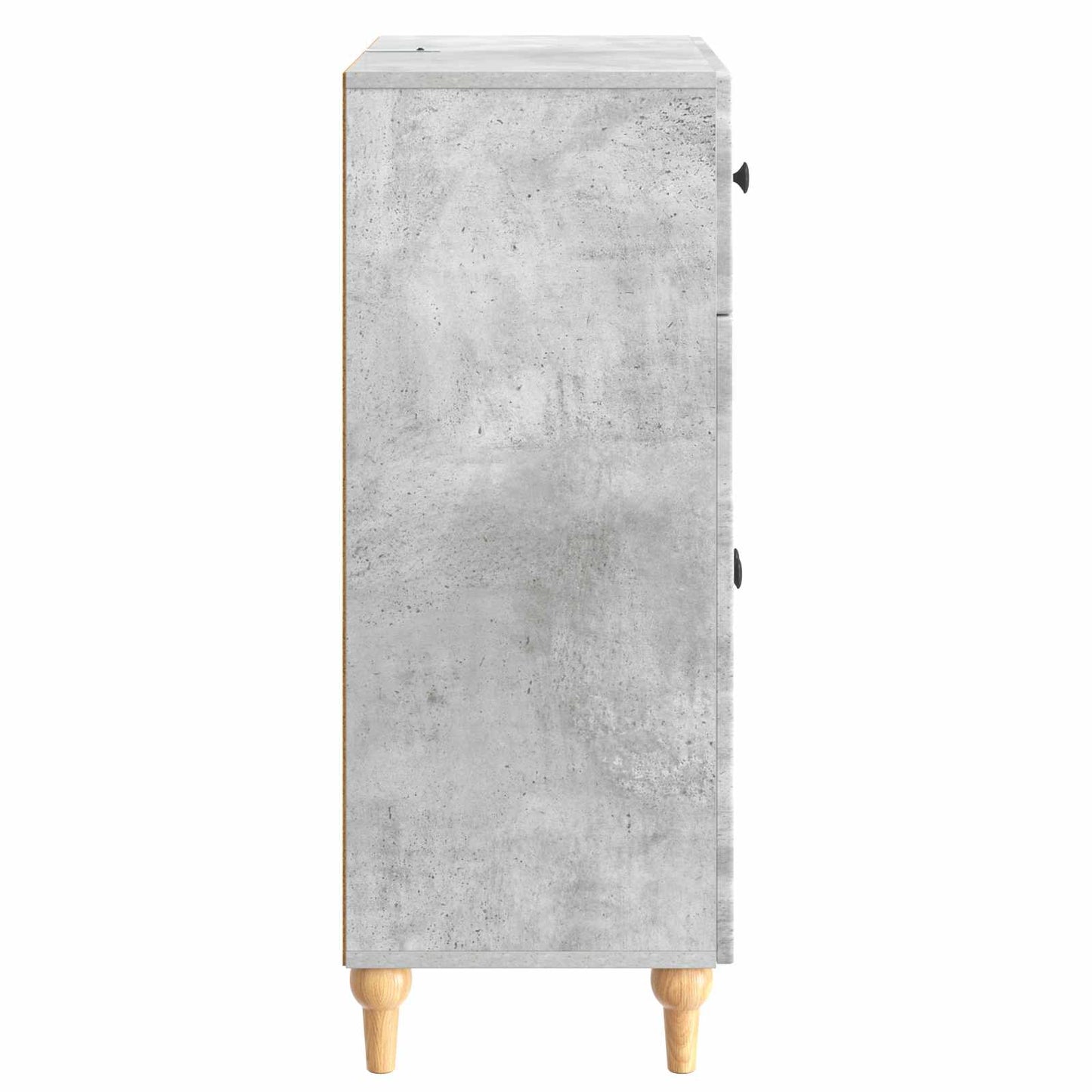 Sideboard Concrete Grey 66 x 34.5 x 90 cm Engineered Wood