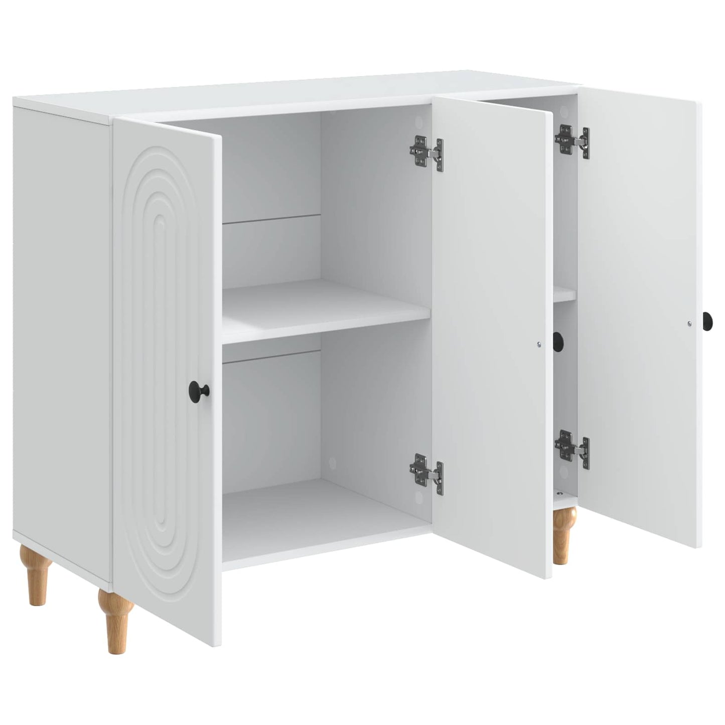 Sideboard White 89 x 34.5 x 80 cm Engineered Wood