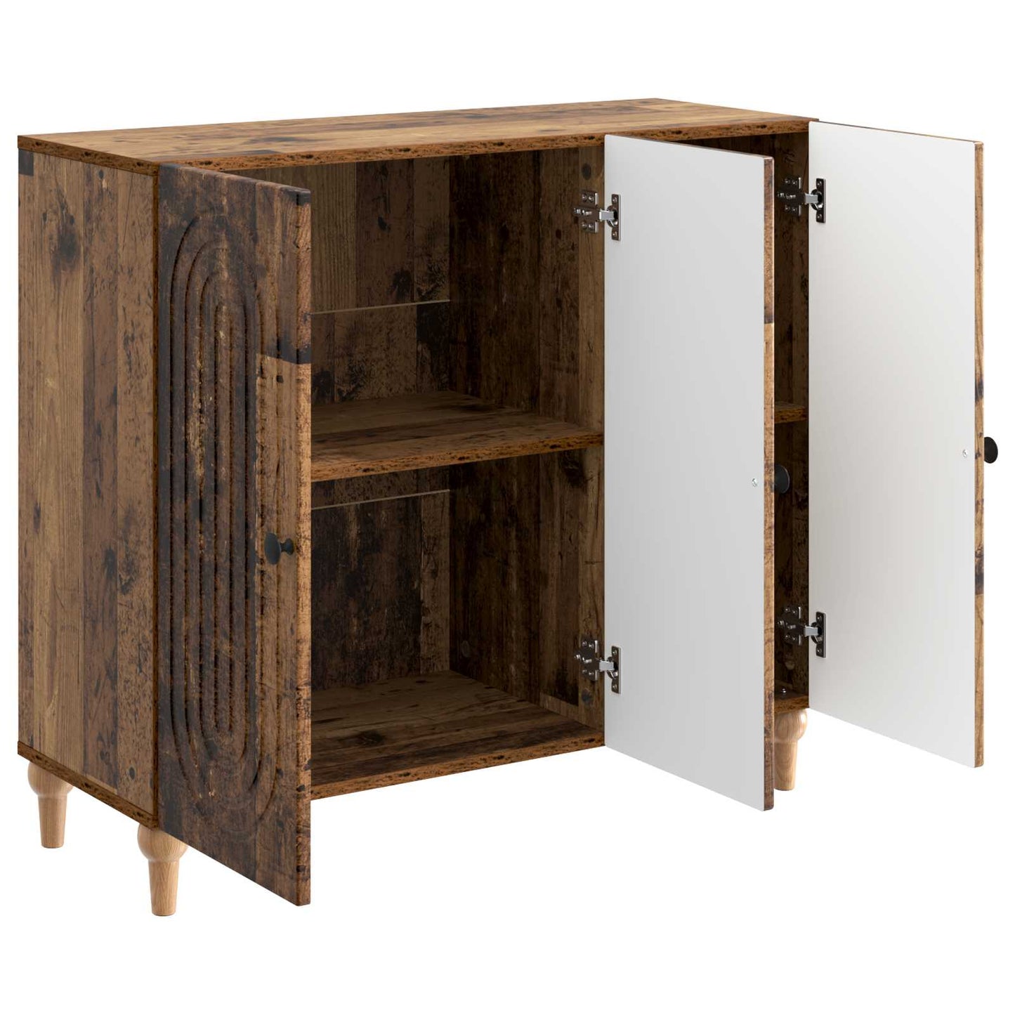 Sideboard Old Wood 89 x 34.5 x 80 cm Engineered Wood