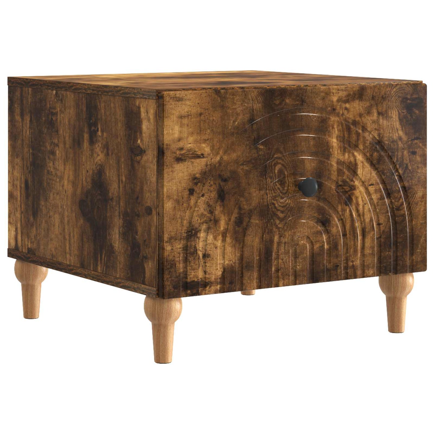 Coffee Table Smoked Oak 49 x 50 x 40 cm Engineered Wood