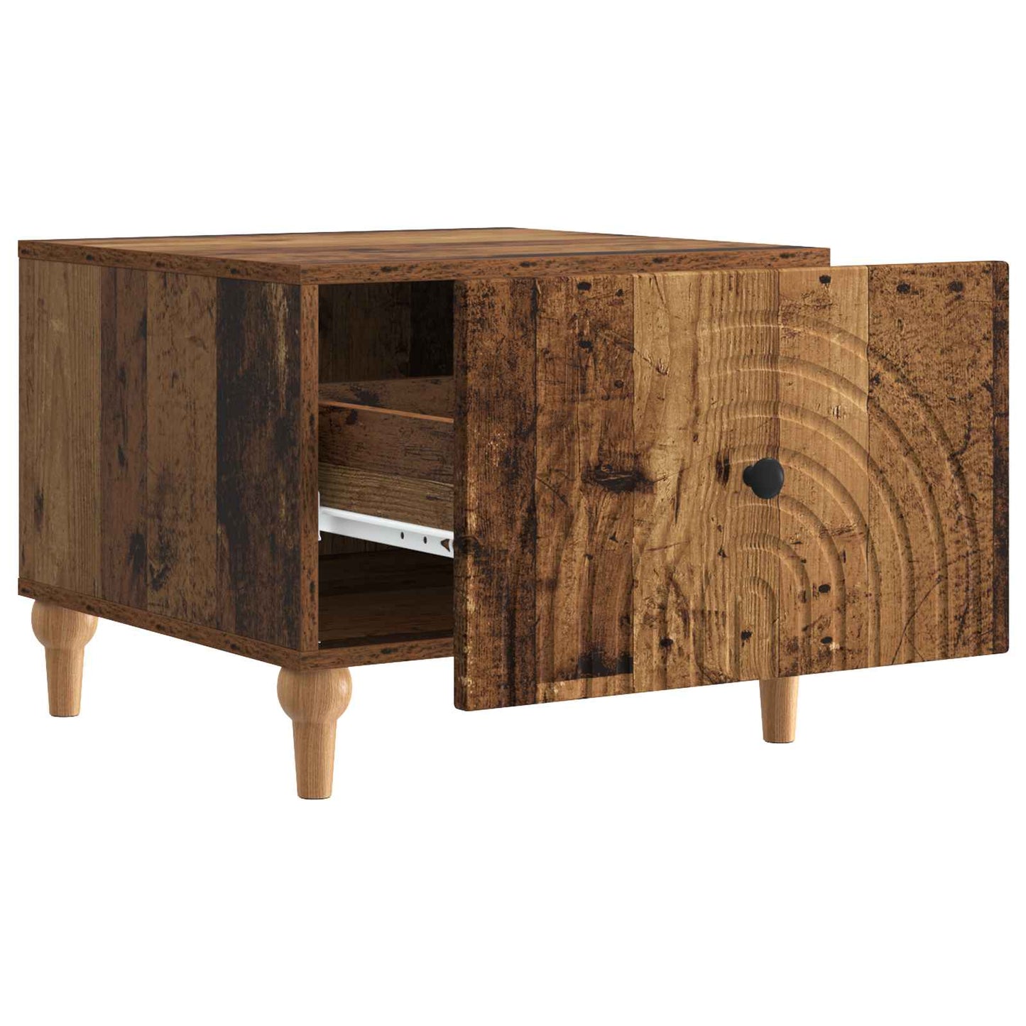 Coffee Table Old Wood 49 x 50 x 40 cm Engineered Wood