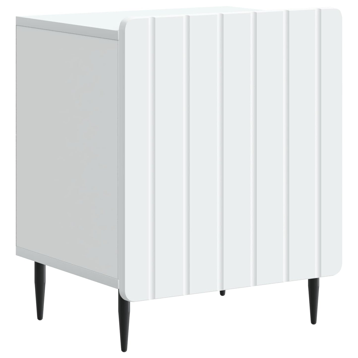 Bedside Cabinet 2 pcs White 43 x 34.5 x 52 cm Engineered Wood