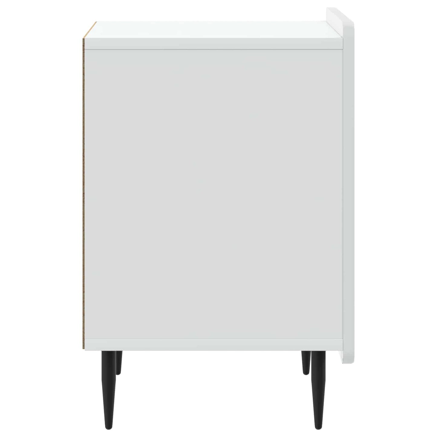 Bedside Cabinet 2 pcs White 43 x 34.5 x 52 cm Engineered Wood