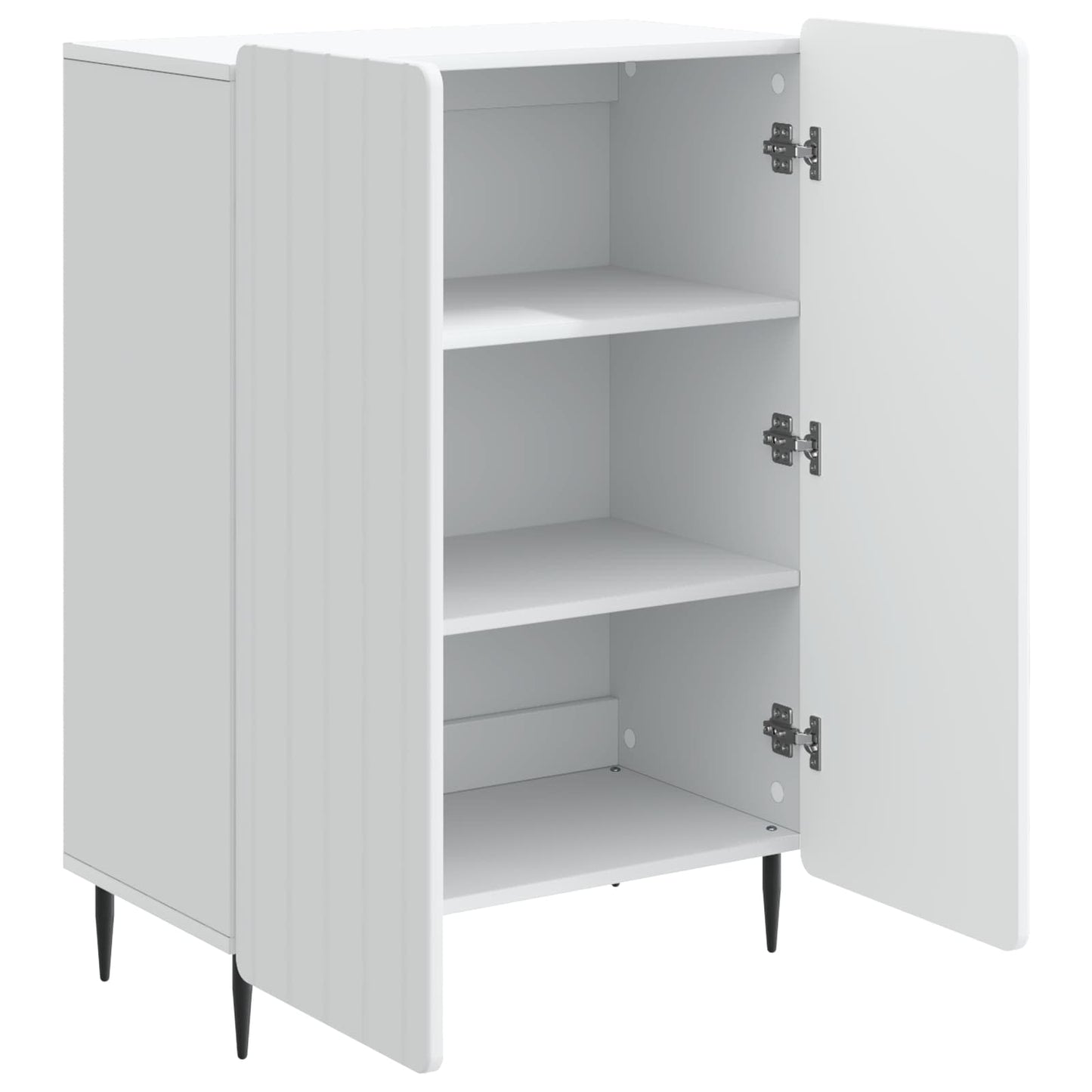 Sideboard White 66 x 34.5 x 92 cm Engineered Wood